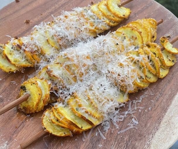 knusprige zucchini-spieße