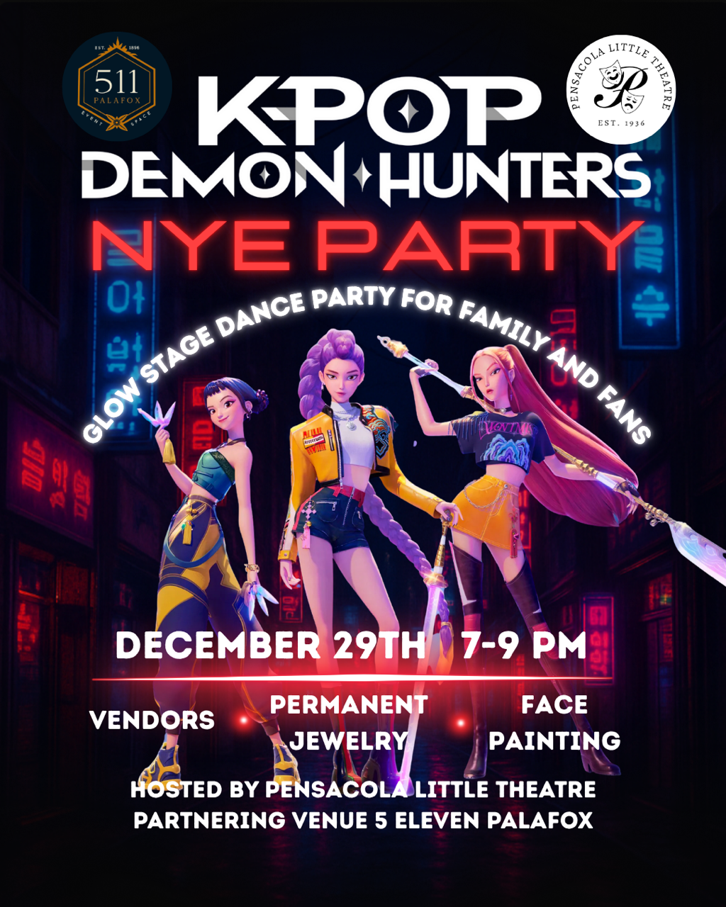 KPop Demon Hunters New Year's Eve Party
