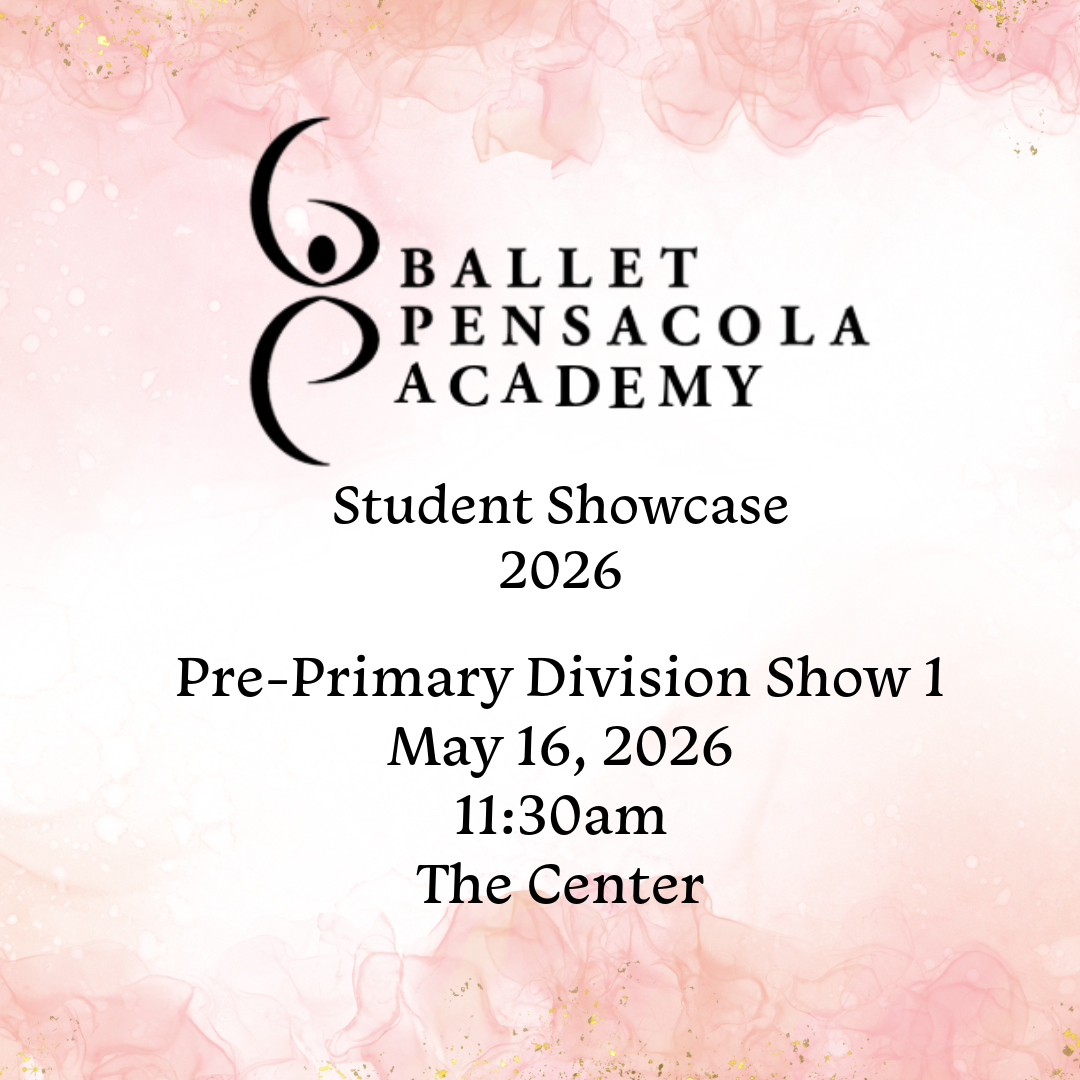 Ballet Pensacola Academy Pre-Primary Division Show 1