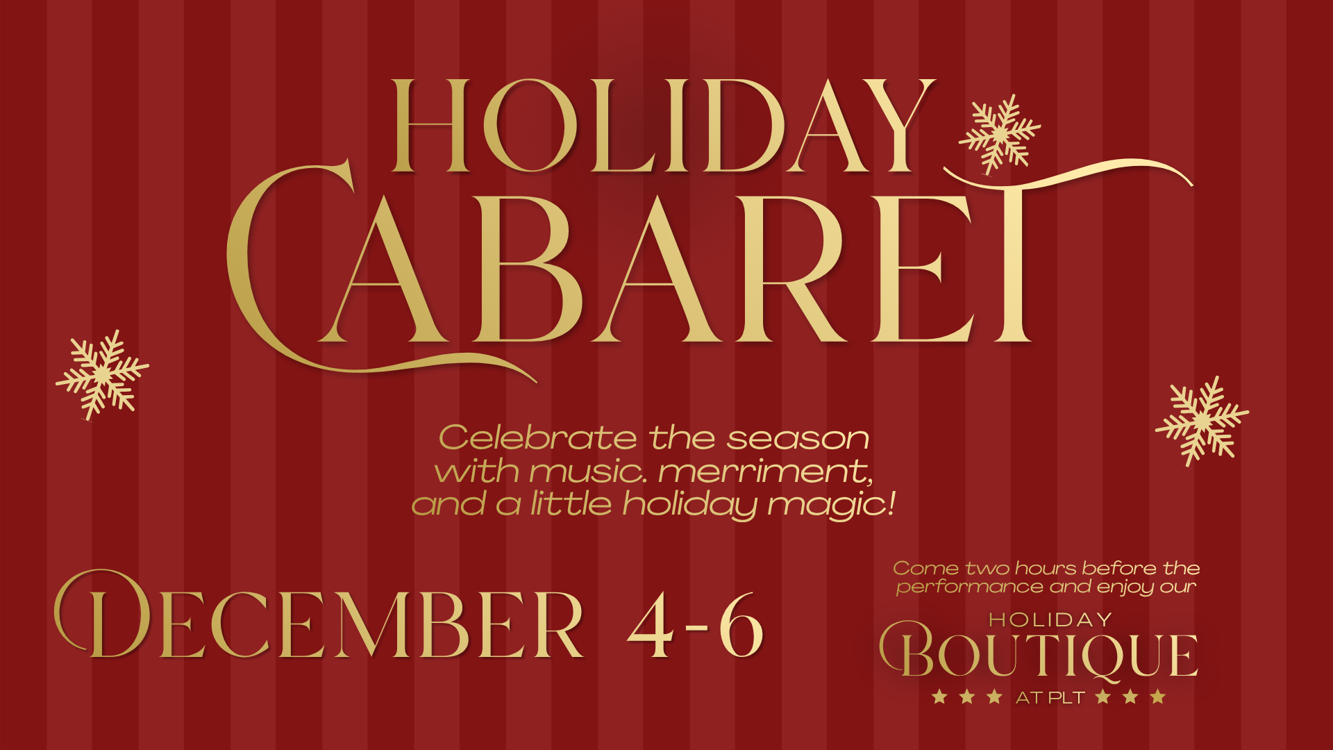 Holiday Cabaret