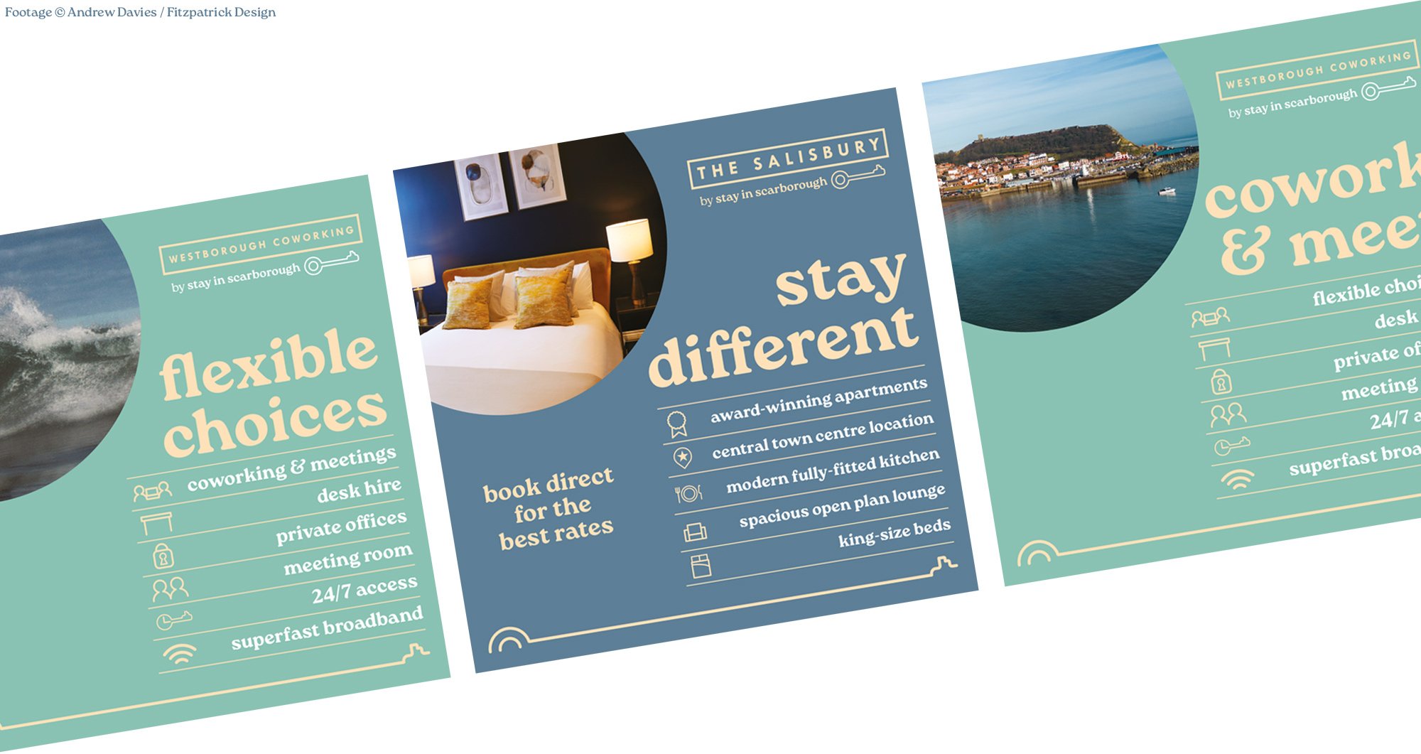 Stay in Scarborough Digital Design by Fitzpatrick Design