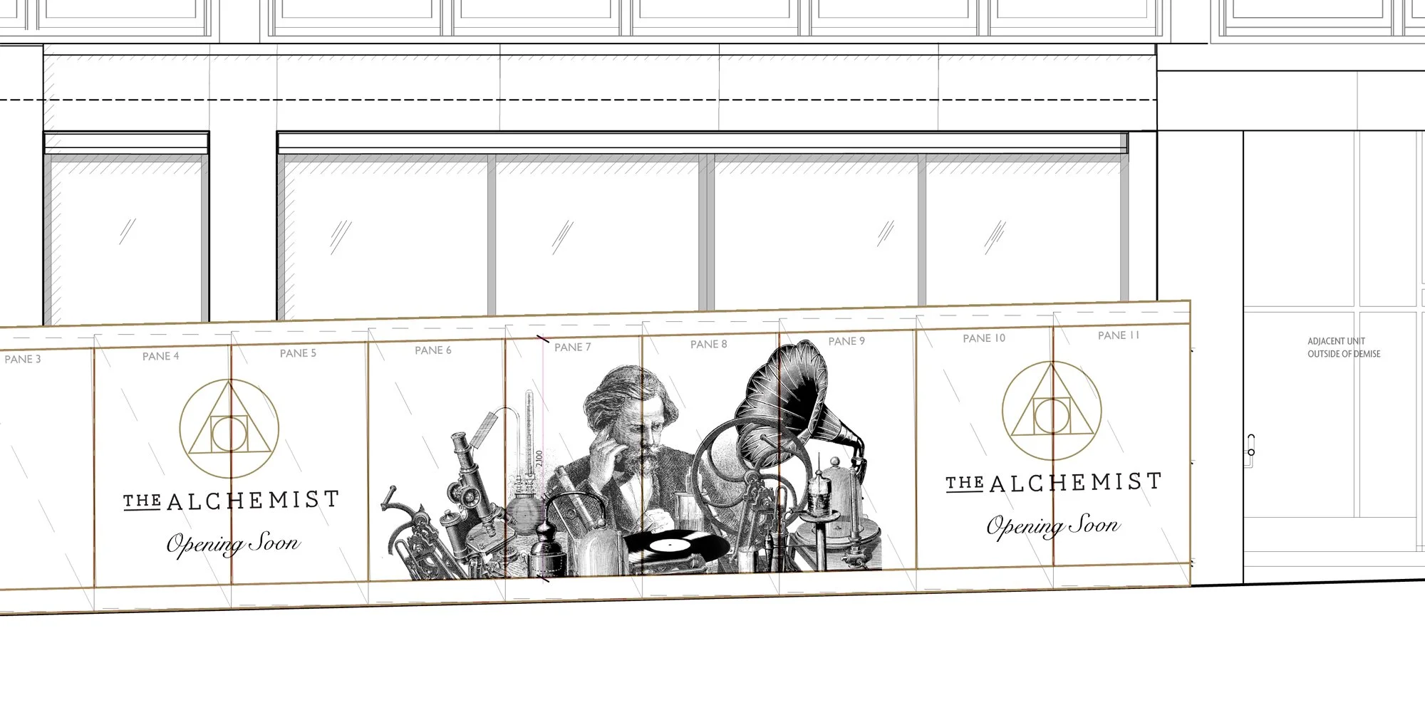 The Alchemist Restaurant and Bar Graphic Design by Fitzpatrick Design