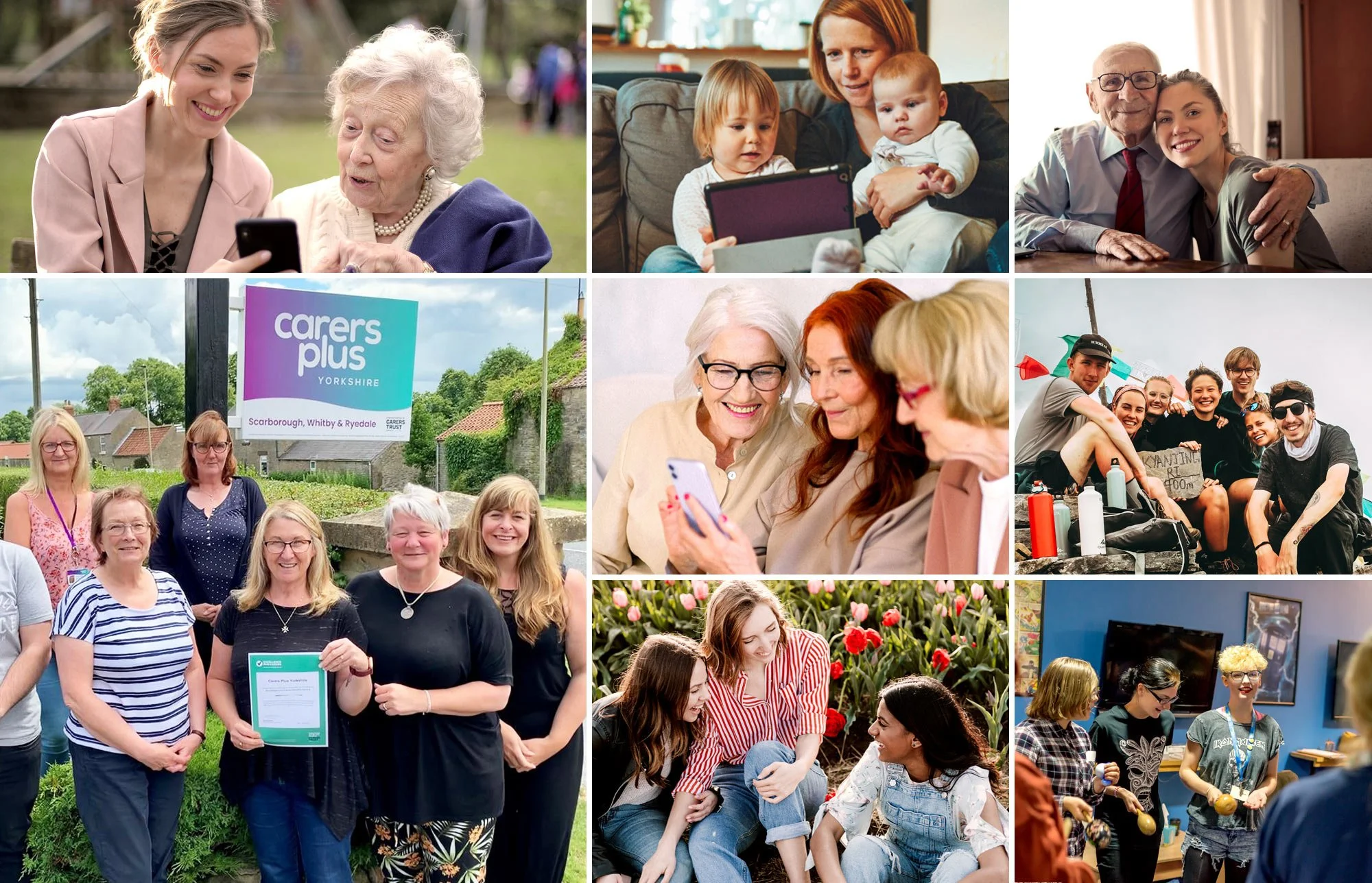 Carers Plus Yorkshire Charity Design and Branding by Fitzpatrick Design