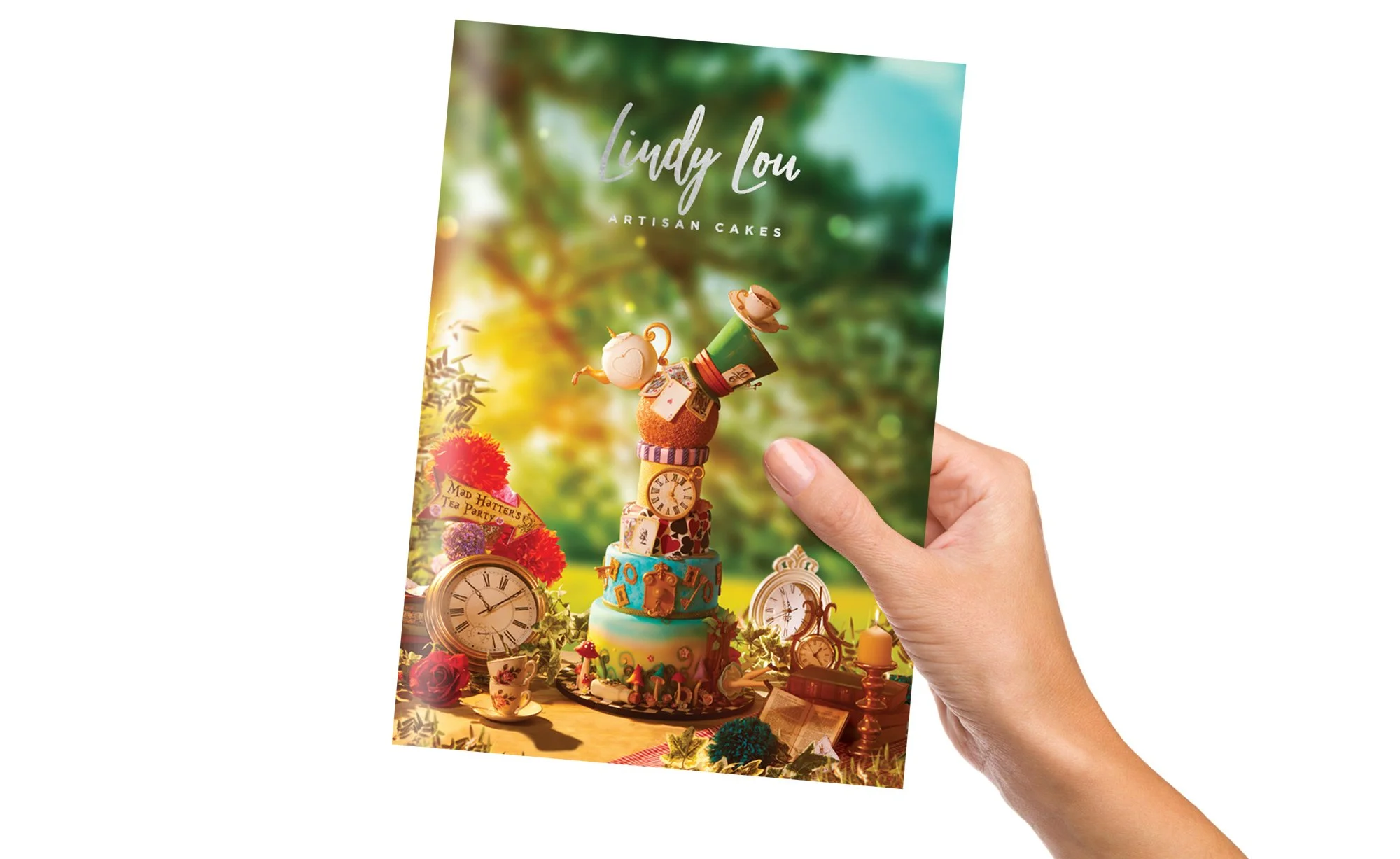 Lindy Lou Artisan Cakes Brochure Design by Fitzpatrick Design