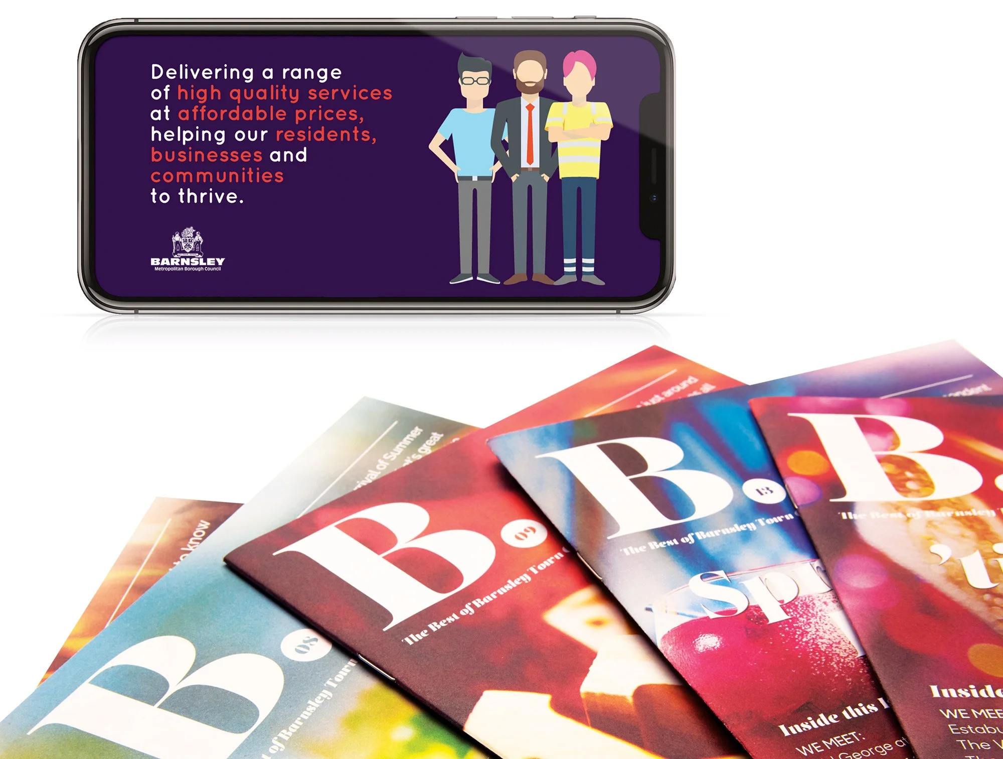 Barnsley Council Digital and Print Design by Fitzpatrick Design