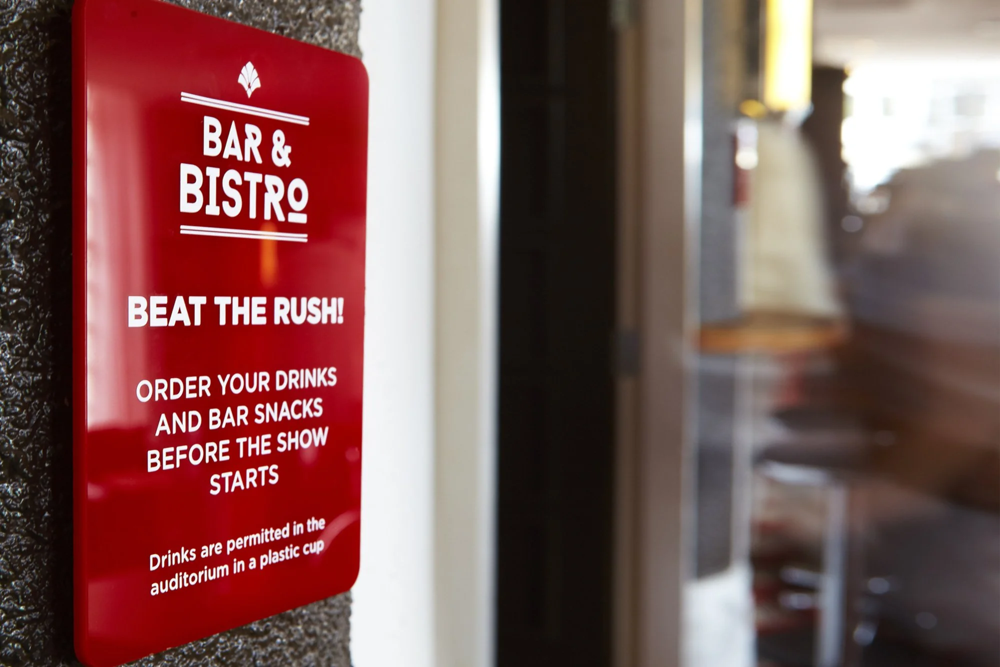 Stephen Joseph Theatre Auditorium Signage by Fitzpatrick Design