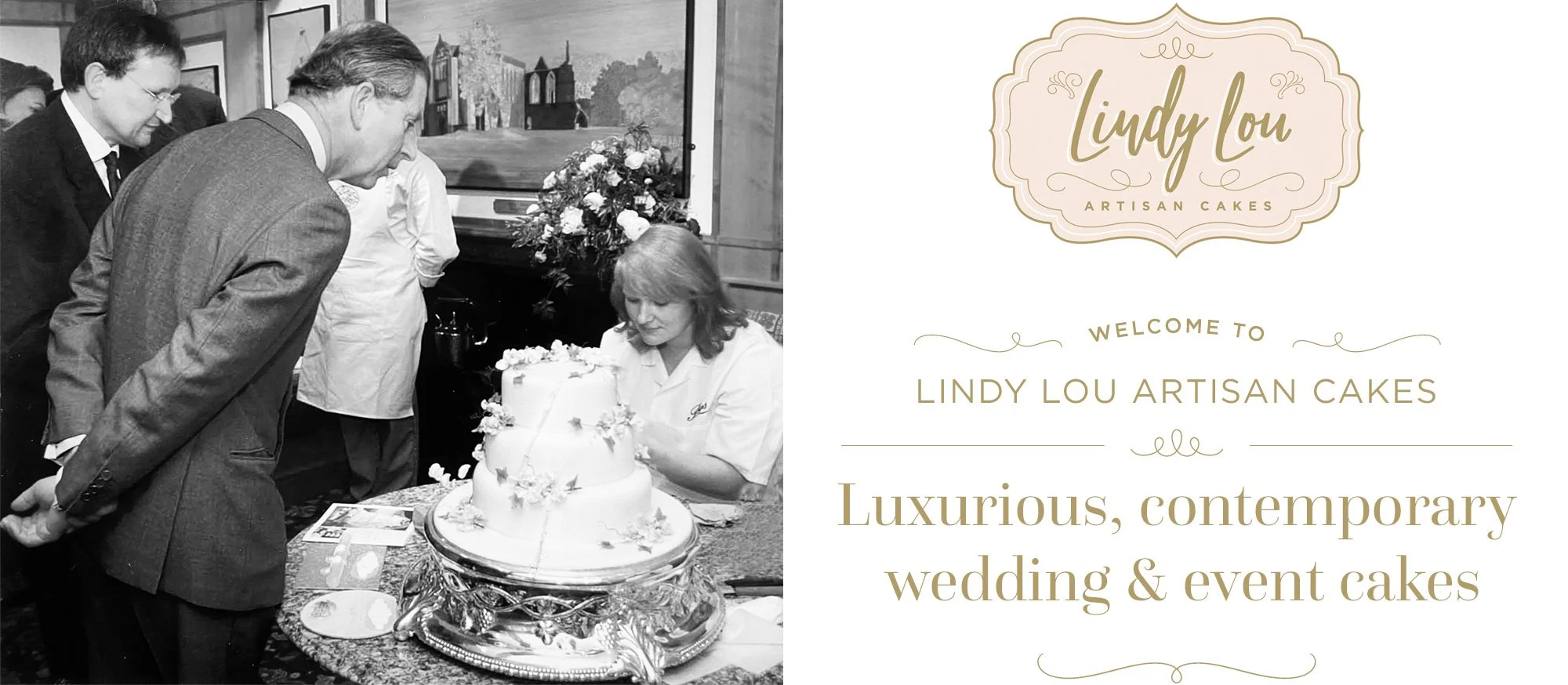 Lindy Lou Artisan Cakes Linda Meets King Charles