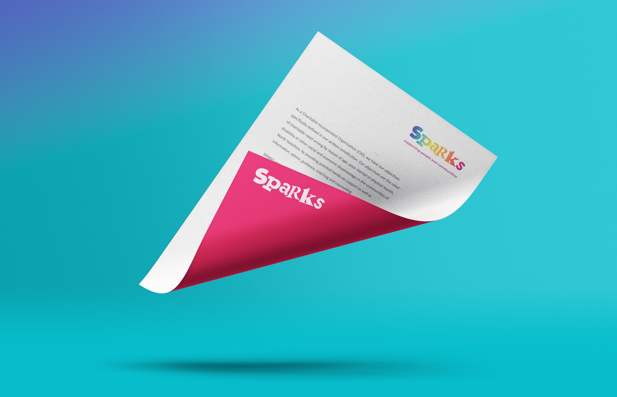Sparks Project Stationery Design