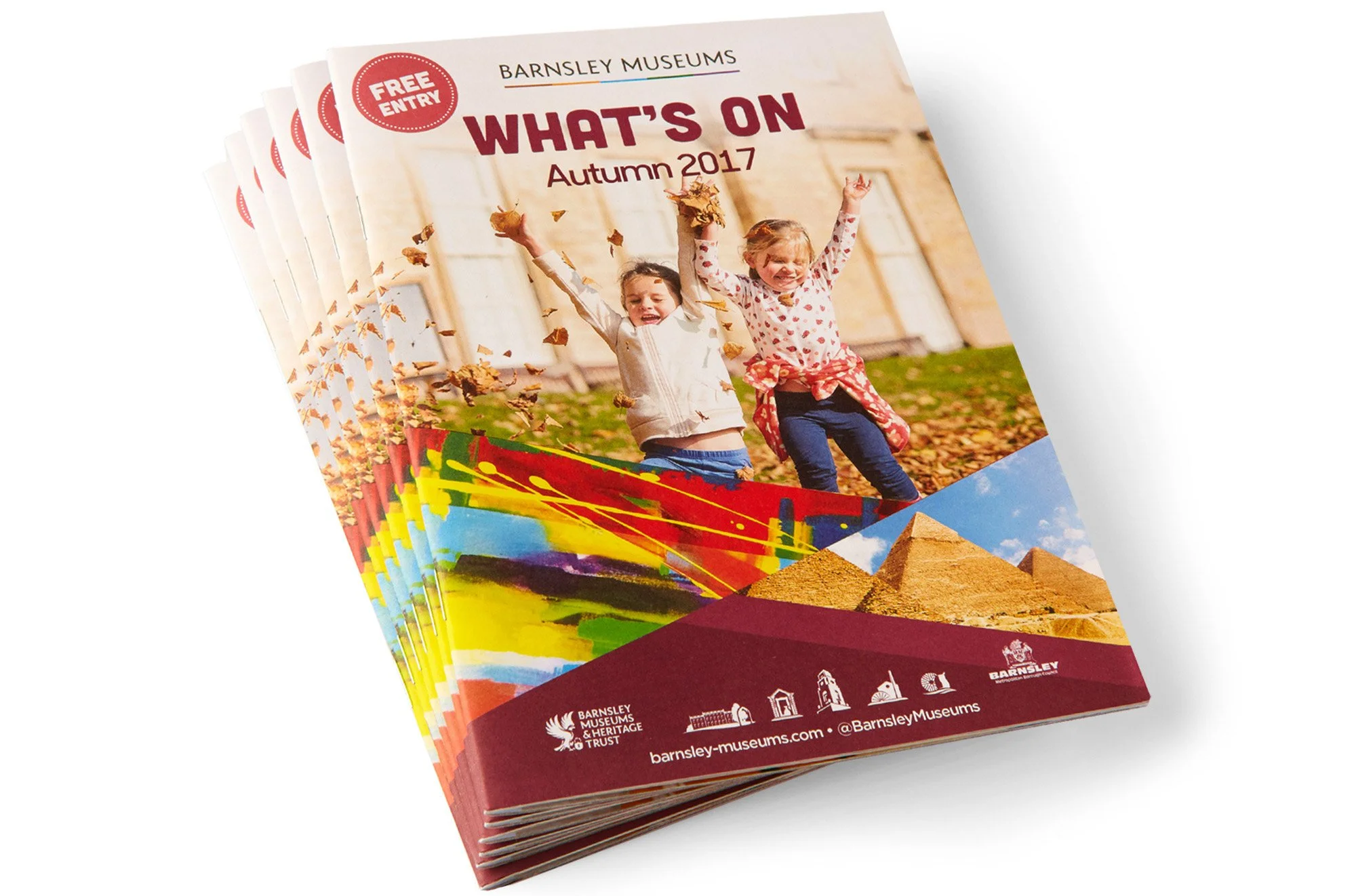 Barnsley Council Museums What's On Guide Design