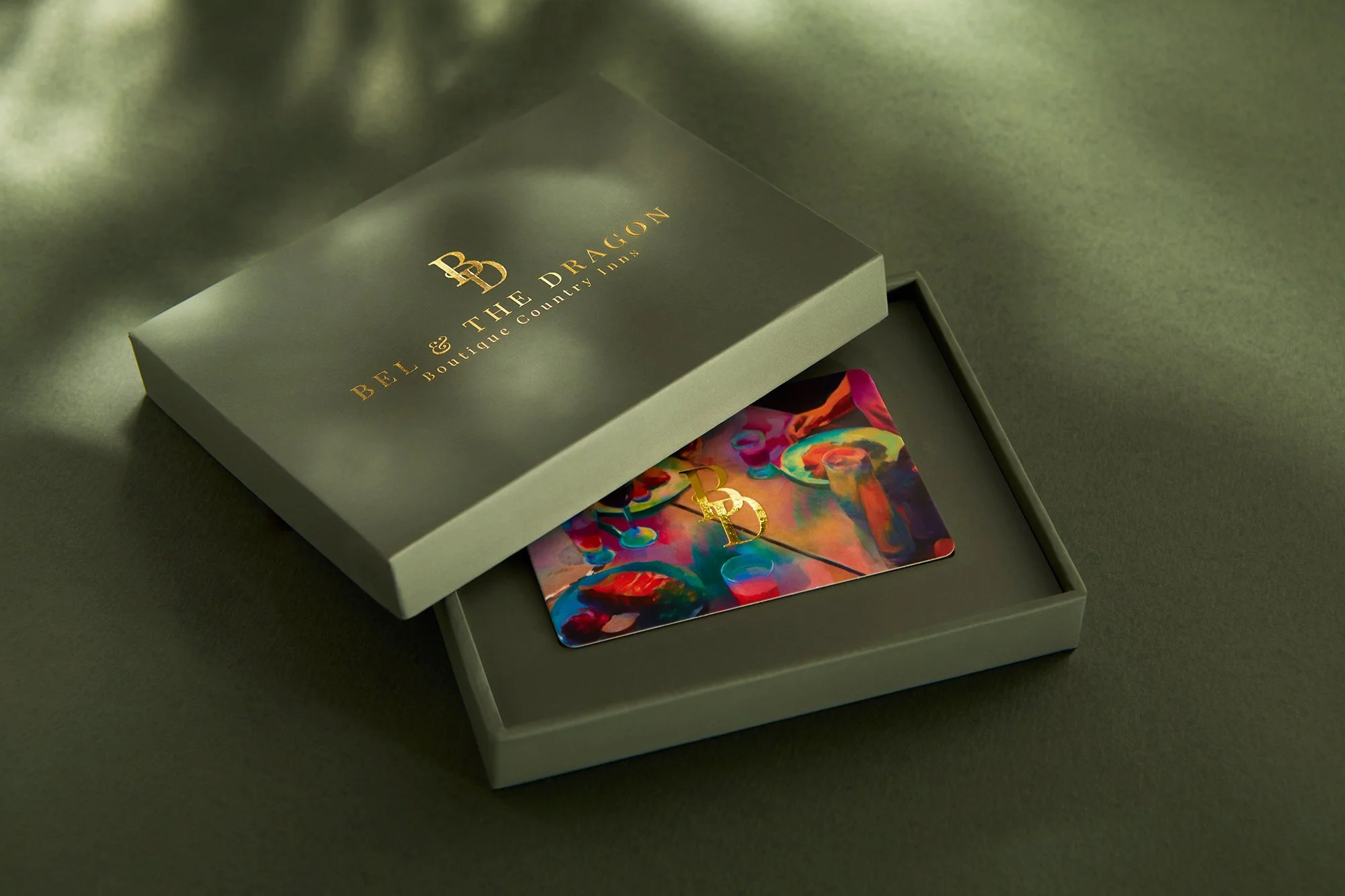 Fullers Bel & The Dragon Luxury Gift Card Packaging