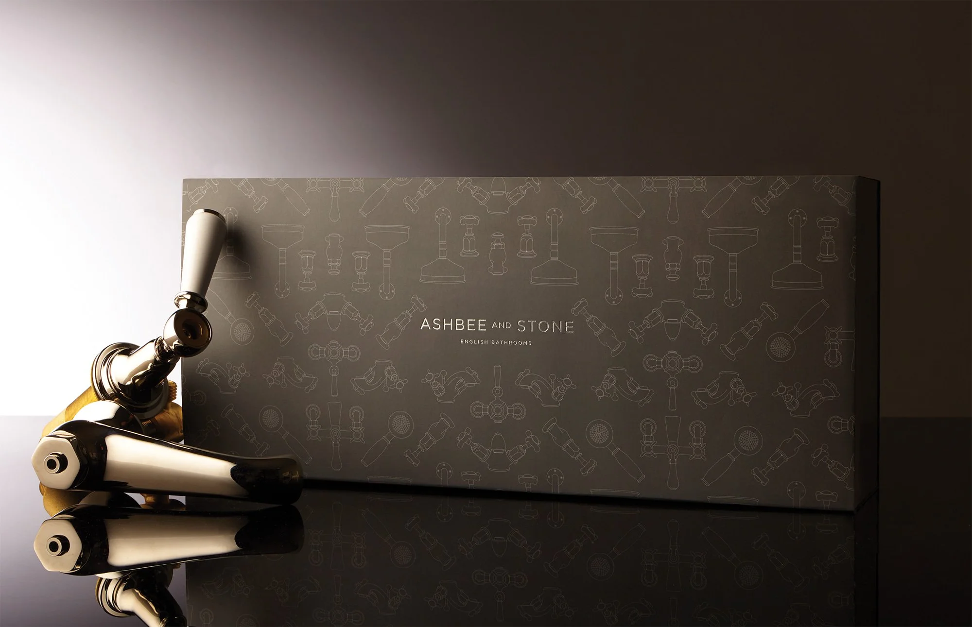 Ashbee and Stone Luxury Bathroom Packaging Design by Fitzpatrick Design