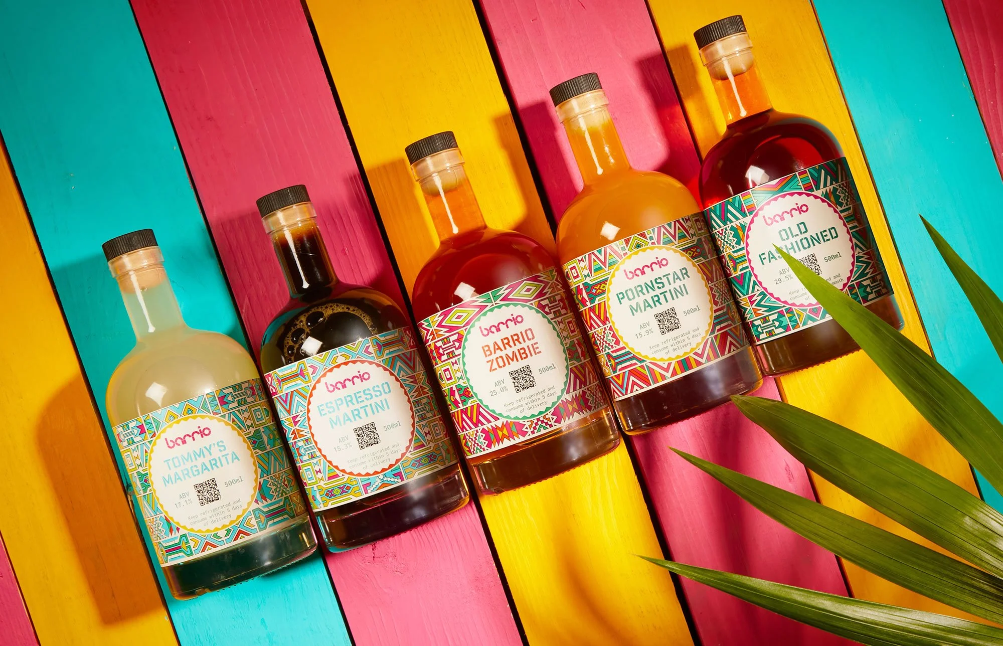 Barrio Bars Cocktail Bottle Design by Fitzpatrick Design