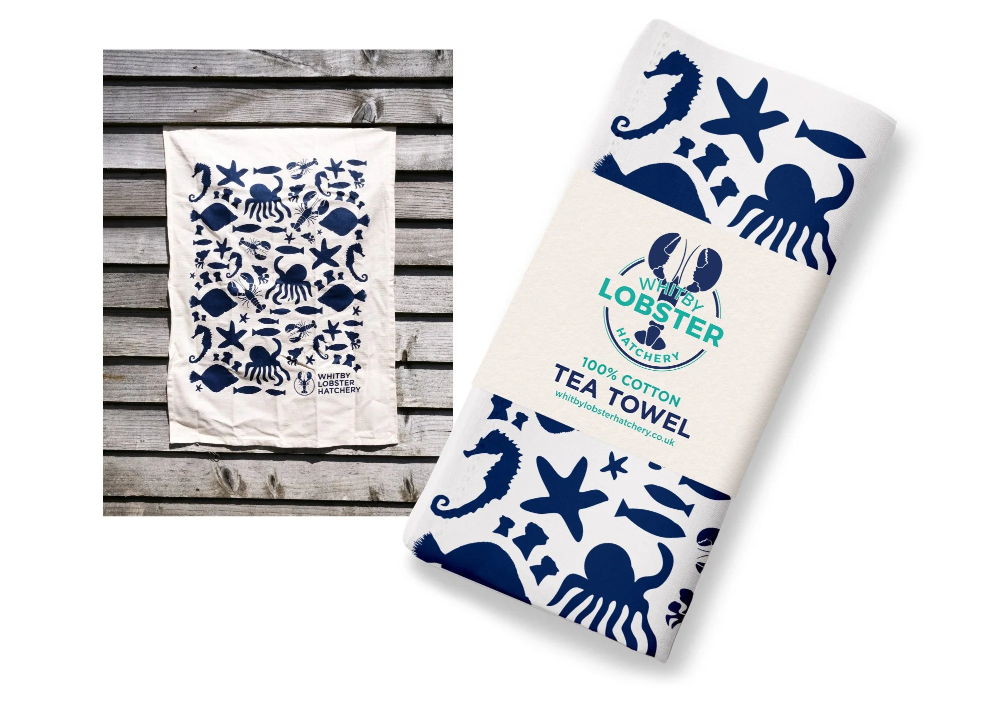 Whitby Lobster Hatchery Merchandise Design by Fitzpatrick Design