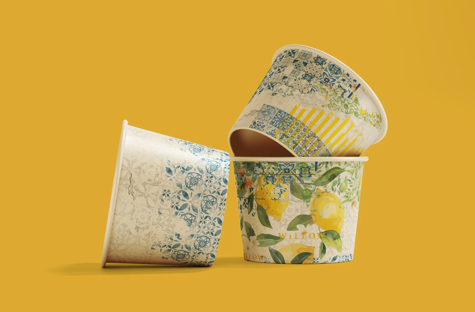Willow Ice Cream Packaging Design