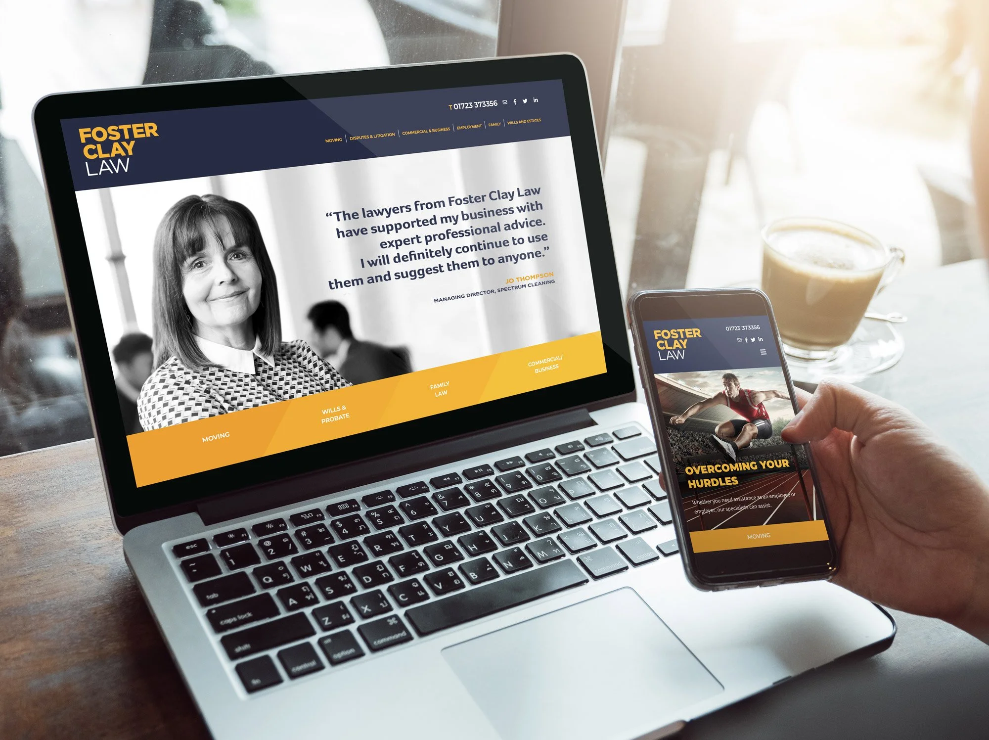 Foster Clay Law Website Creative Direction by Fitzpatrick Design