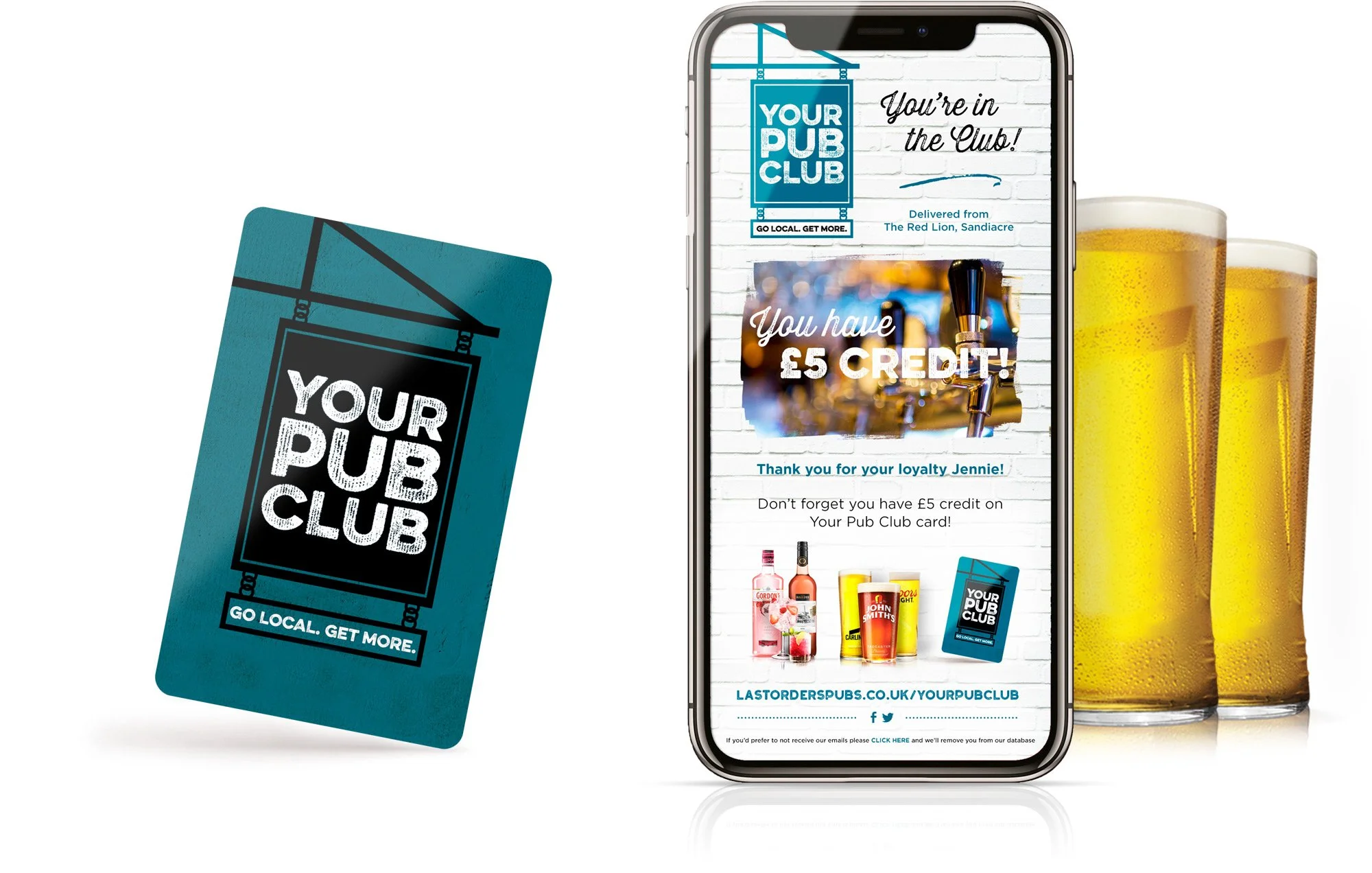 Hawthorn Leisure Loyalty Card and App Design