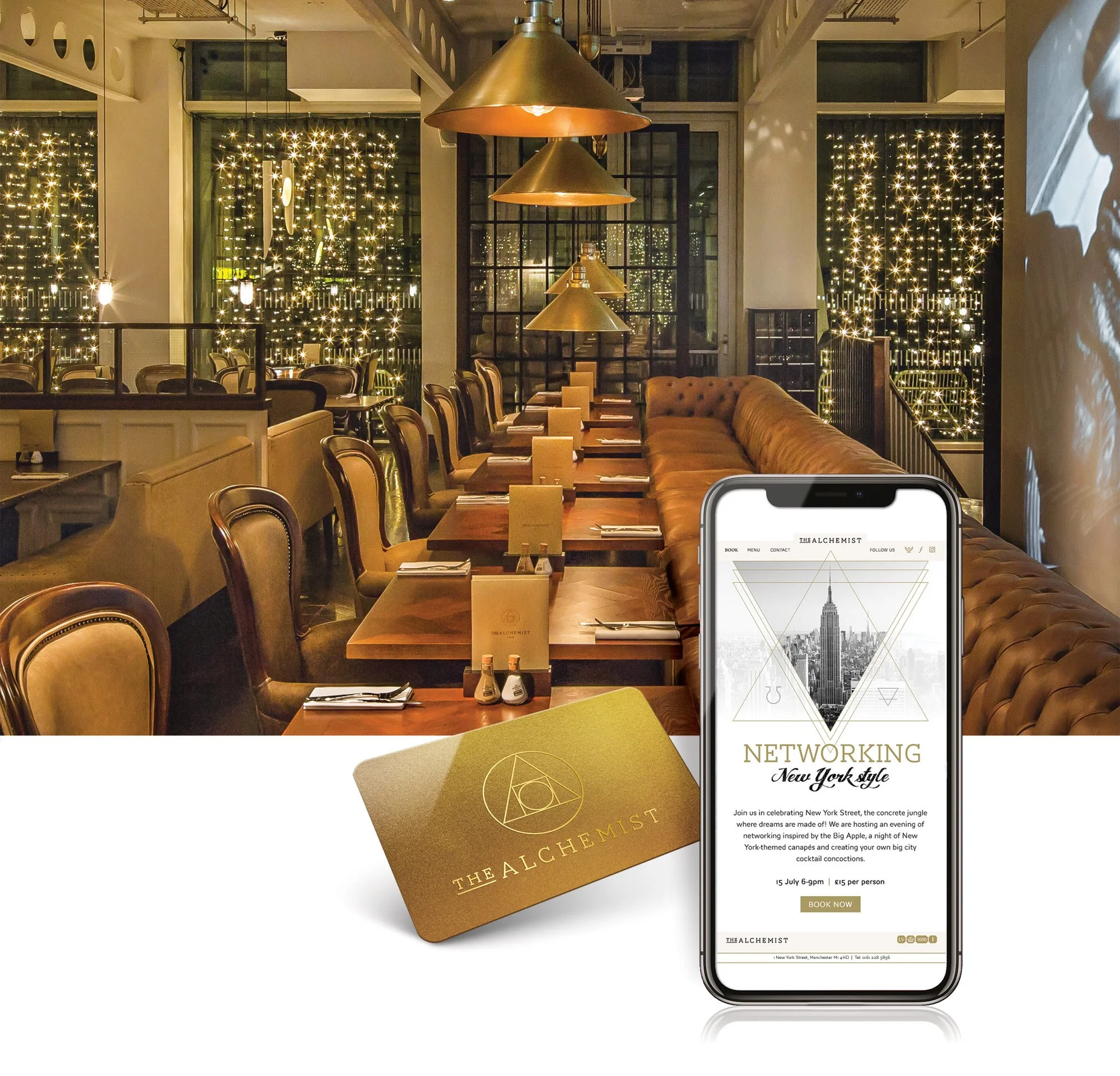 The Alchemist Restaurant and Bar Brand Development