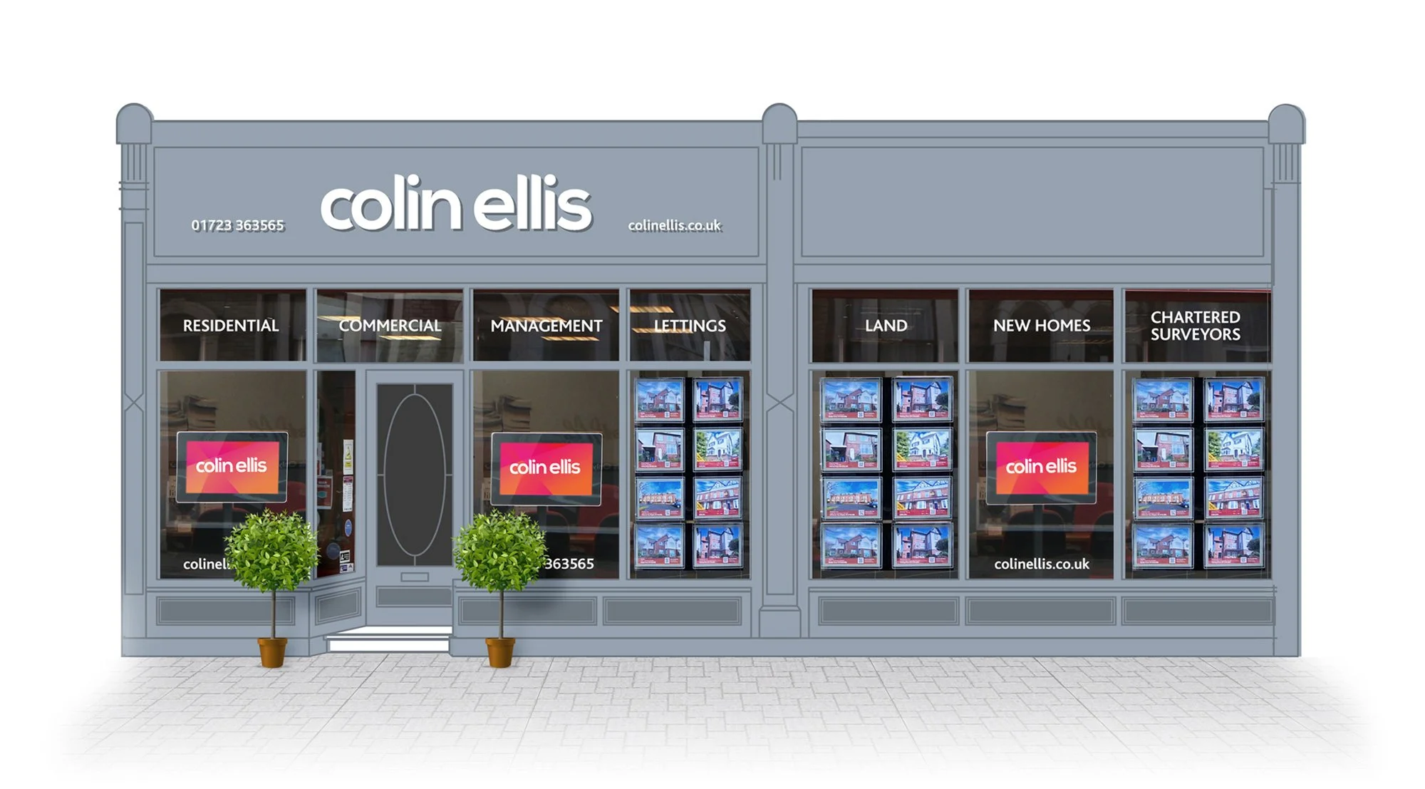 Colin Ellis Shop Front and Signage Design by Fitzpatrick Design
