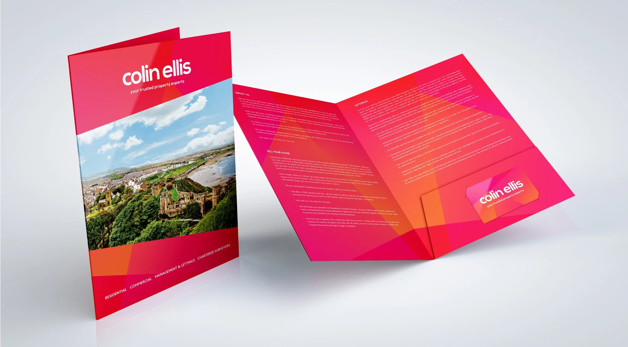 Colin Ellis Folder and Print Design by Fitzpatrick Design