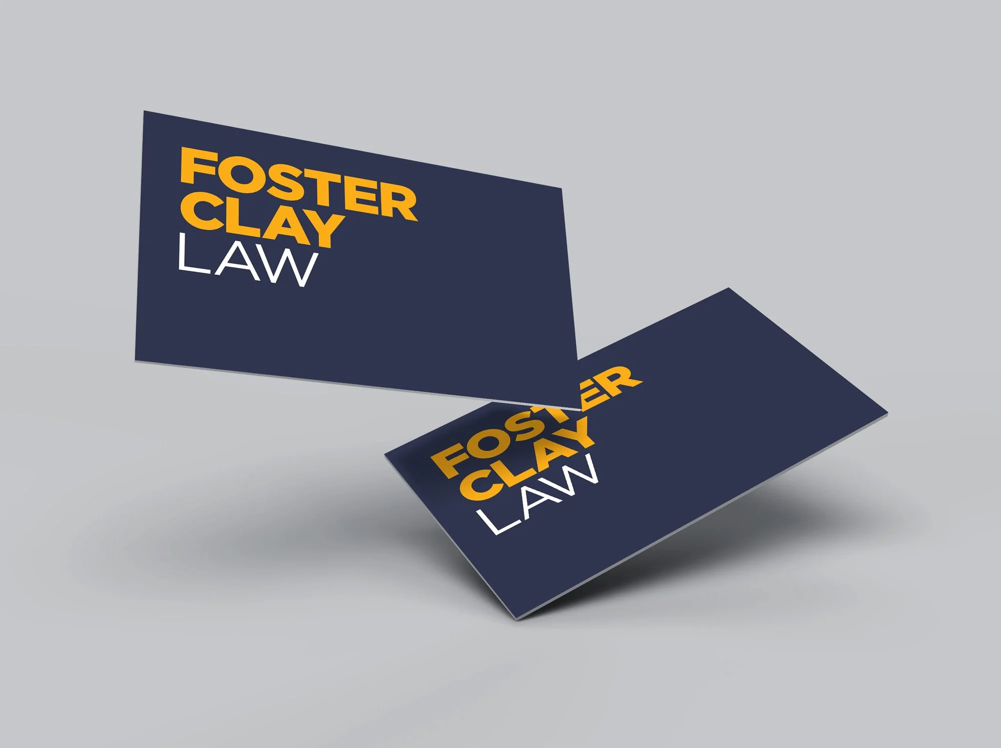 Foster Clay Law Logo and Stationery Design by Fitzpatrick Design