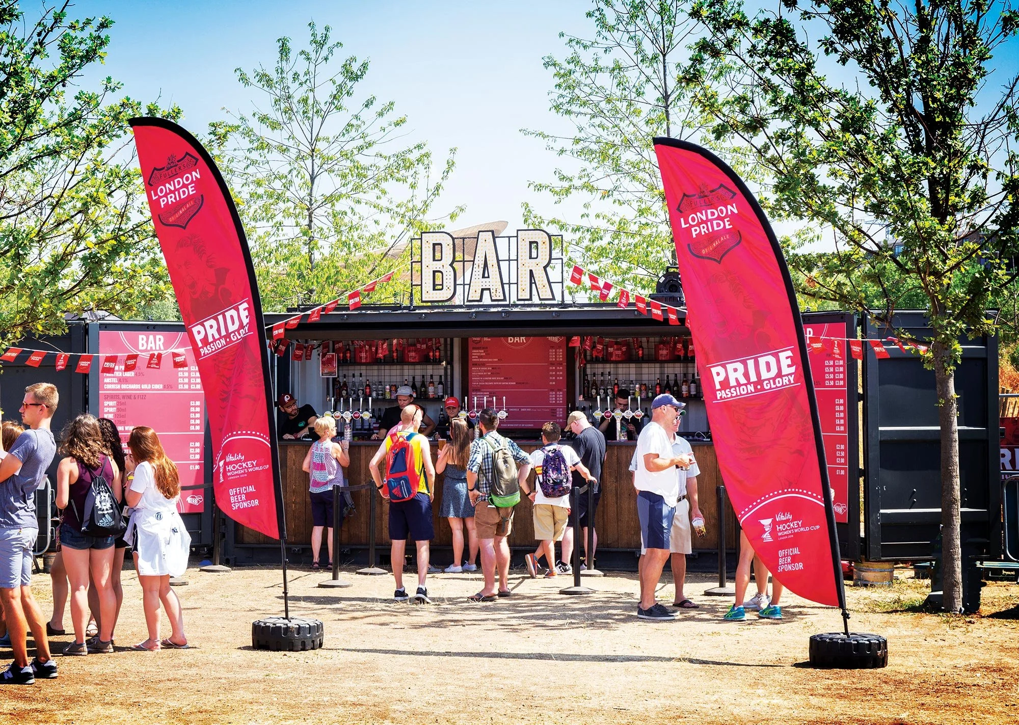 London Pride Sports Brand Activation Design