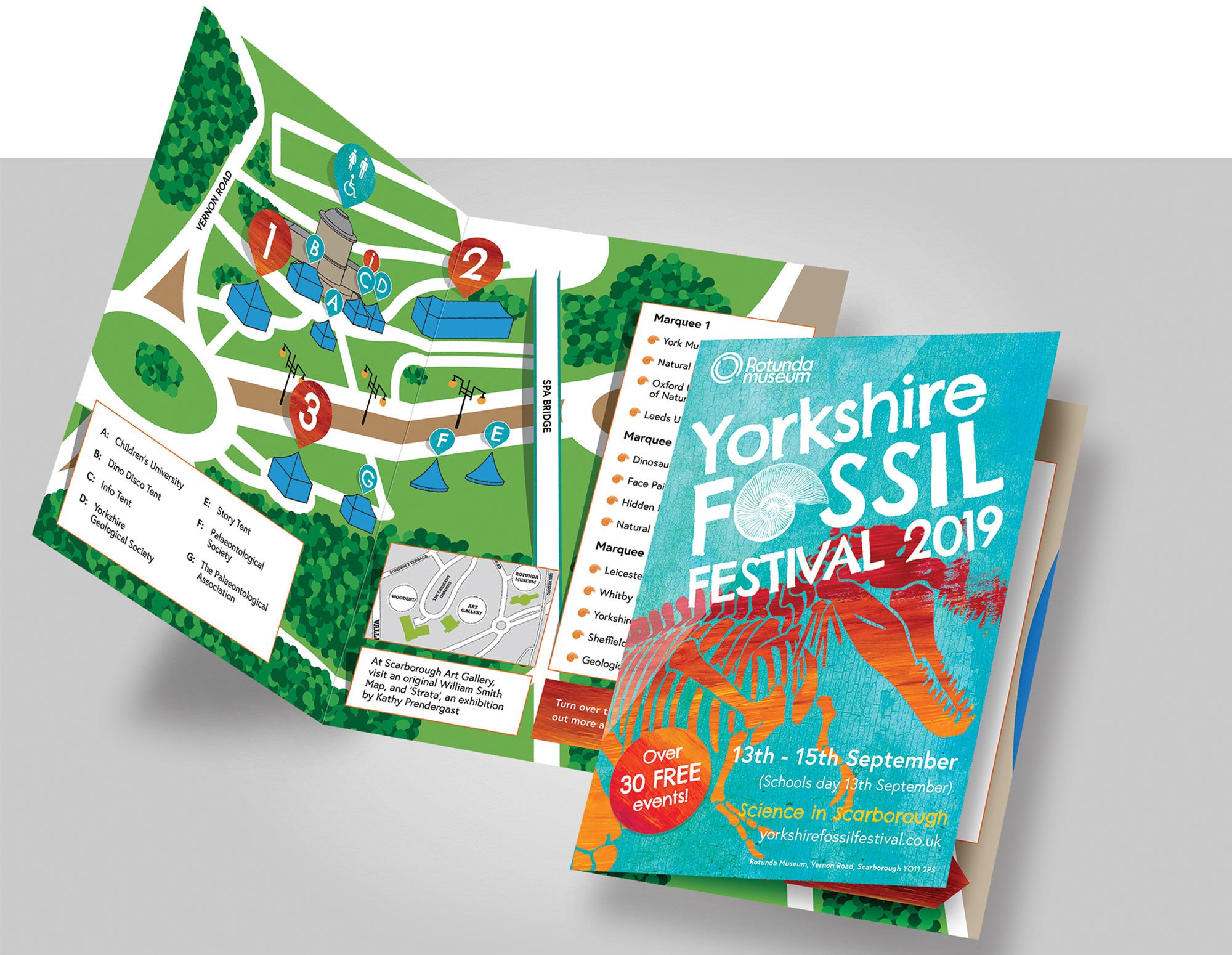 Scarborough Museums Festival Branding and Marketing by Fitzpatrick Design