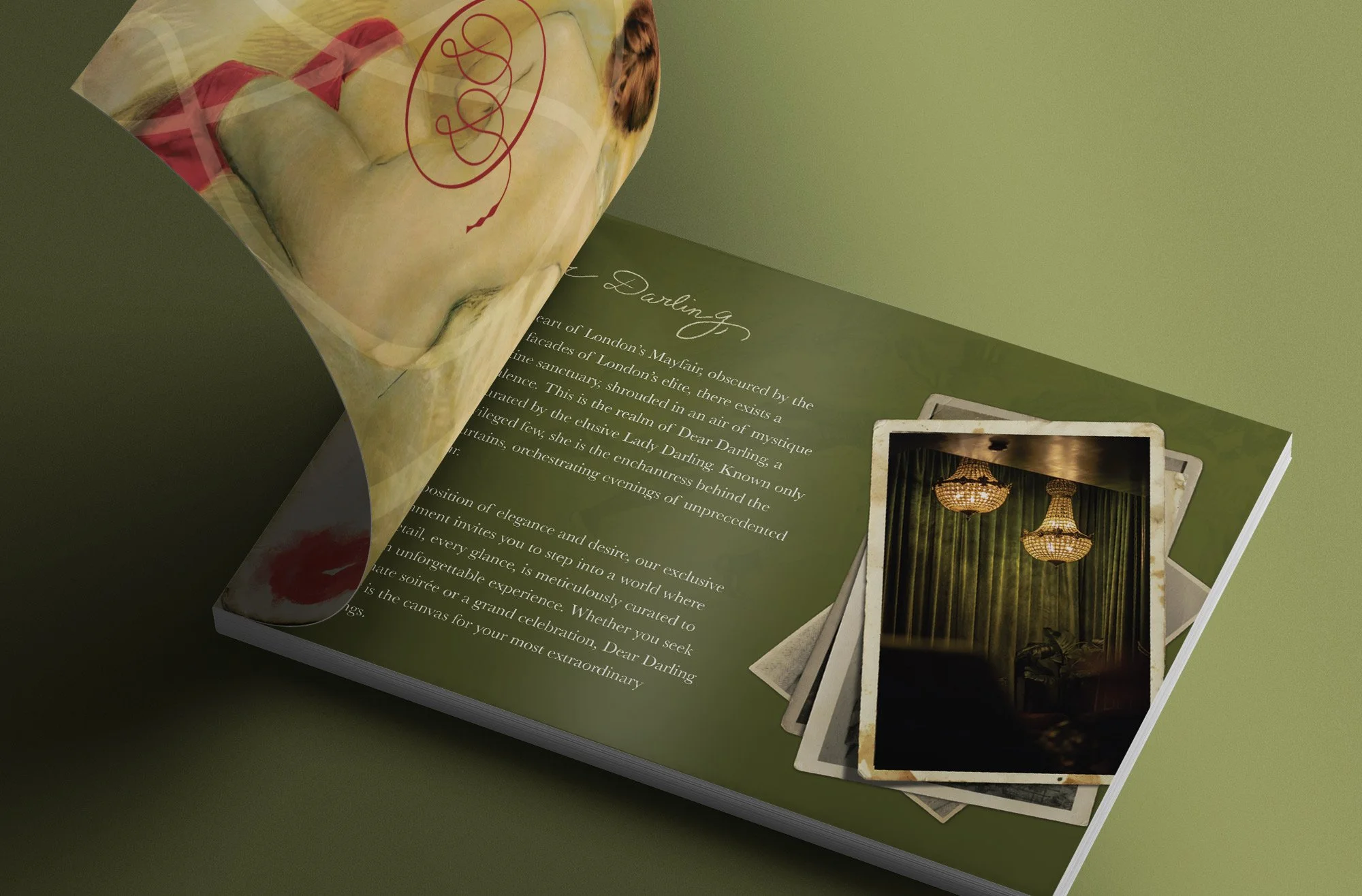 Dear Darling Mayfair Events Brochure Design