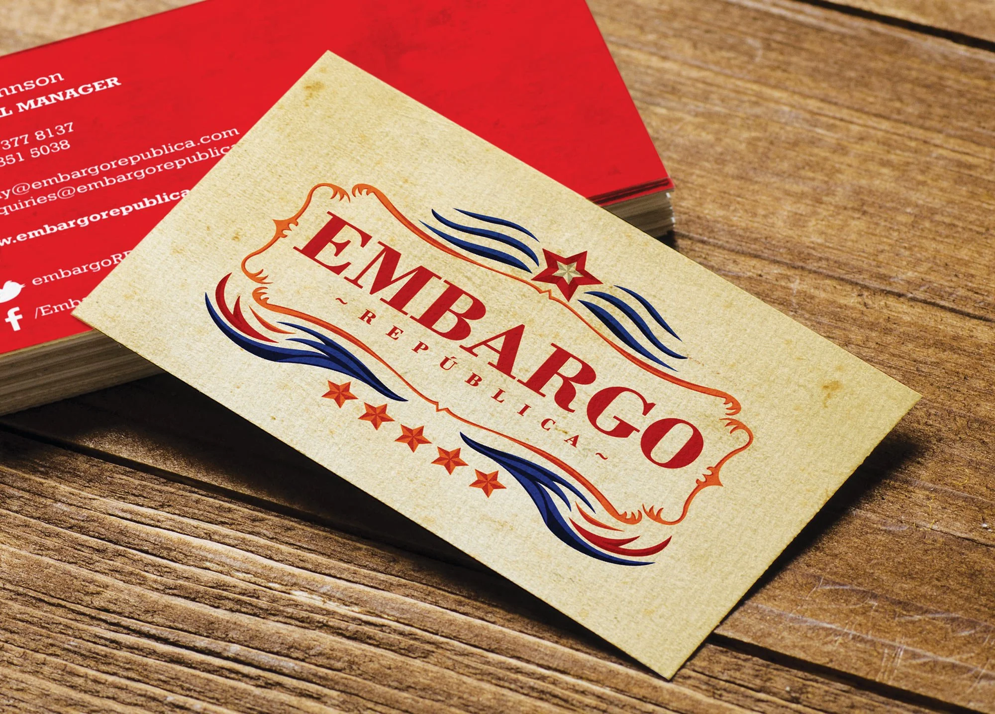 Embargo República Print and Graphic Design