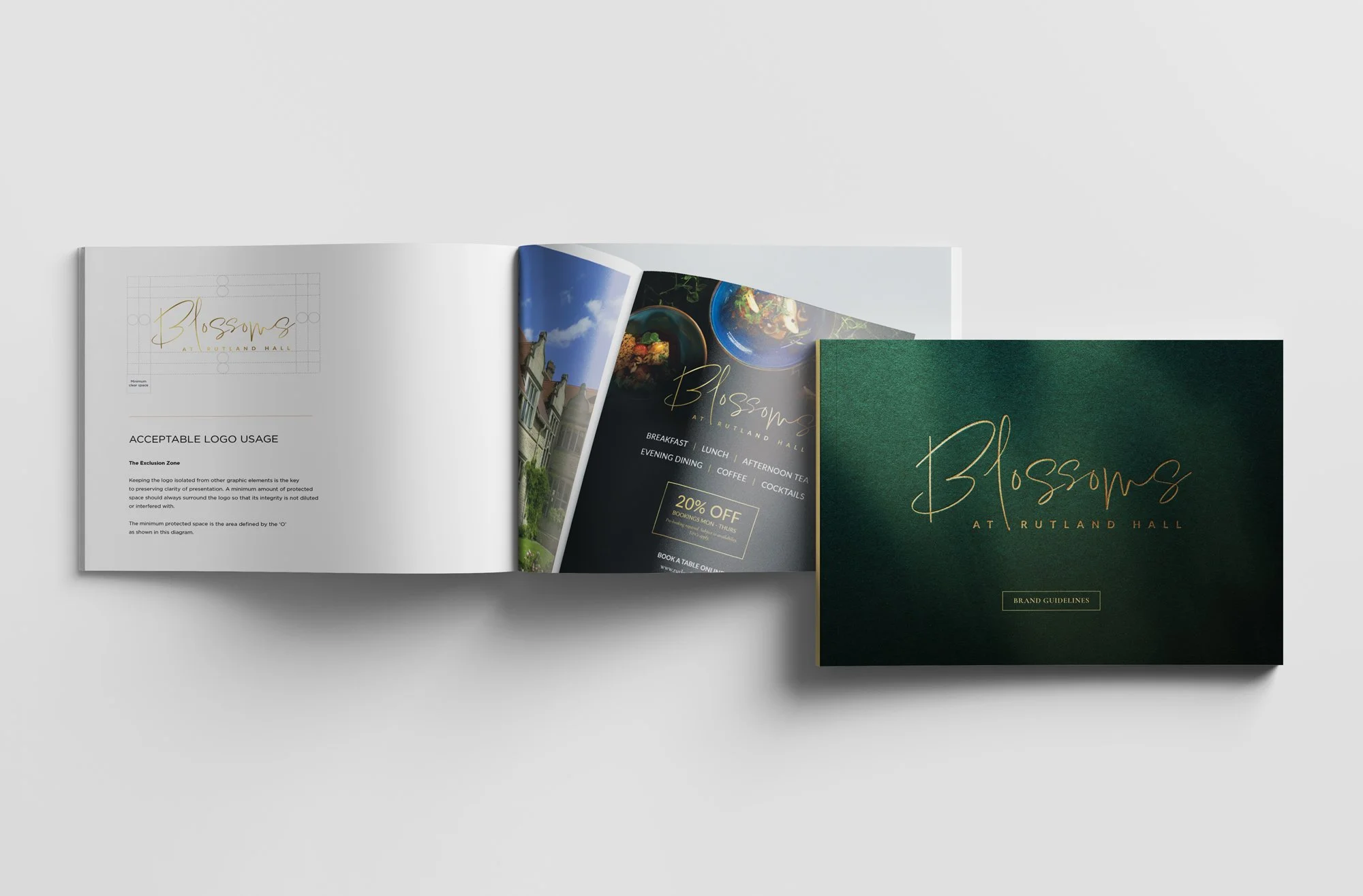 Brand Guidelines for Blossoms Restaurant at Rutland Hall