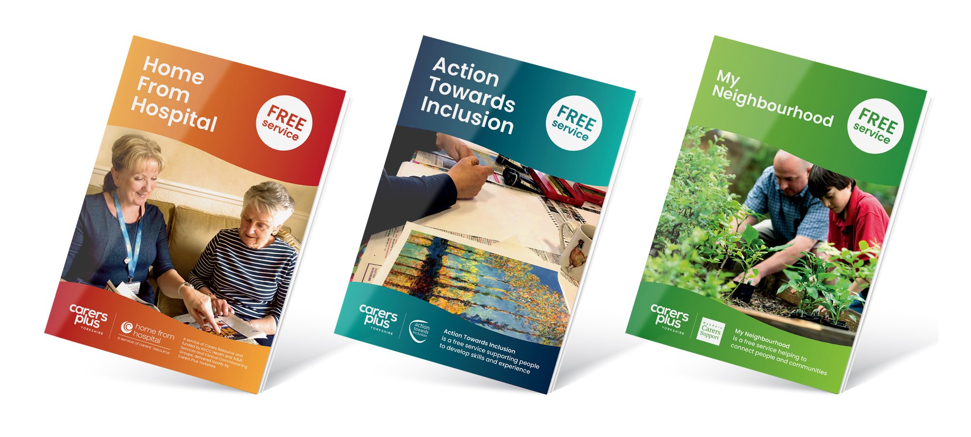 Carers Plus Yorkshire Charity Print Design by Fitzpatrick Design