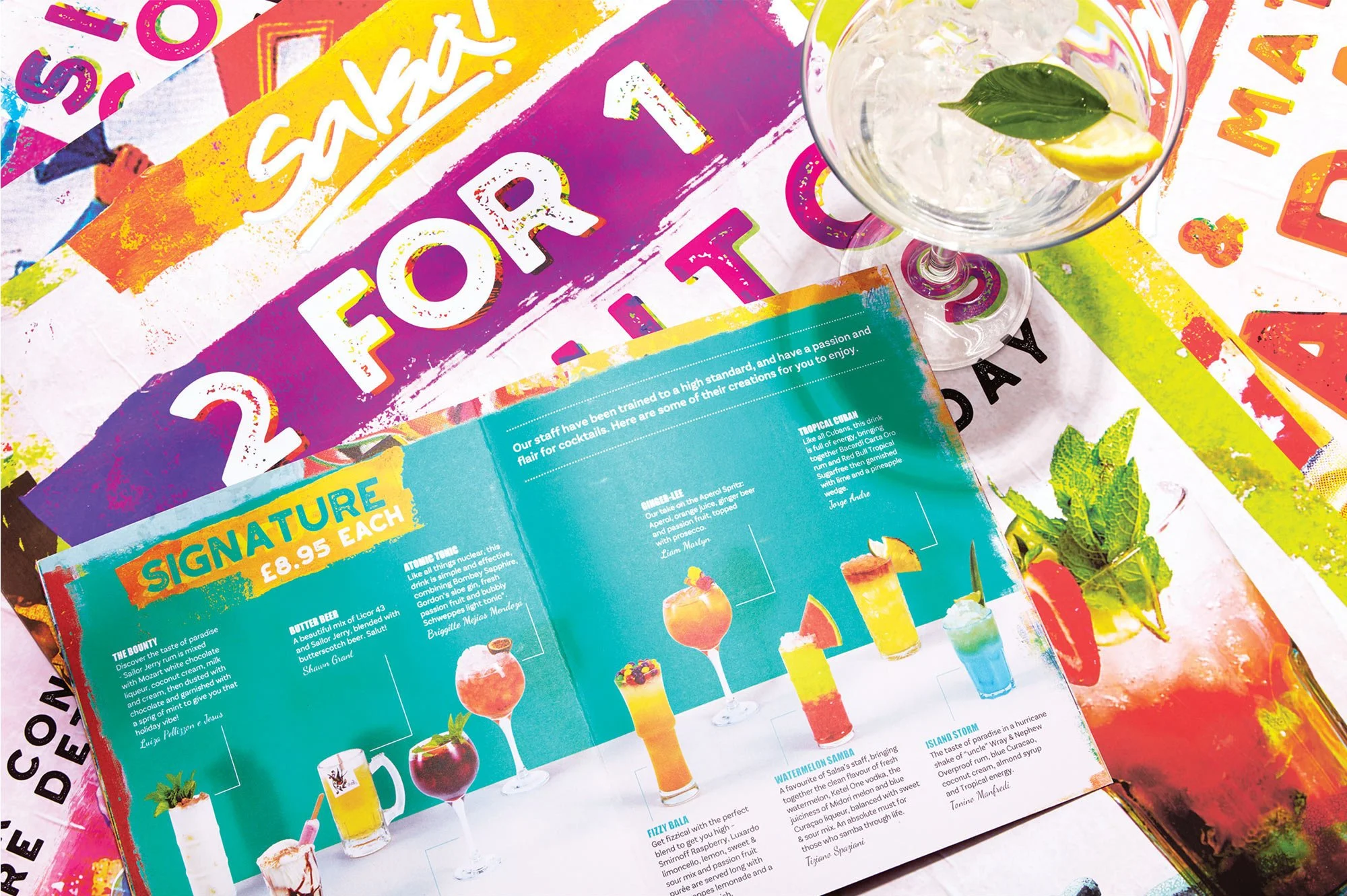 Salsa Drinks Creative Direction by Fitzpatrick Design