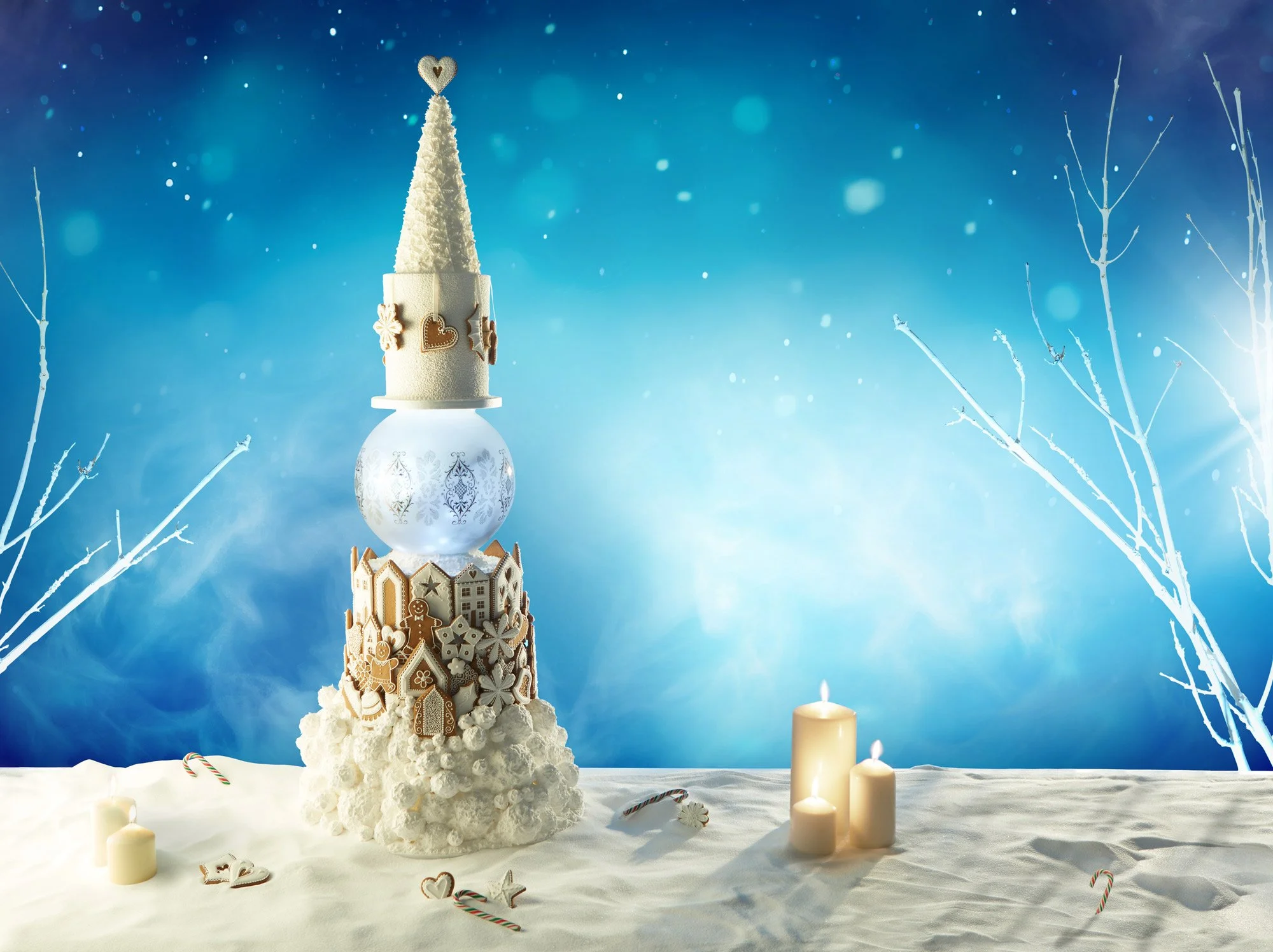 Lindy Lou Artisan Cakes Christmas Set Design and Photography by Fitzpatrick Design
