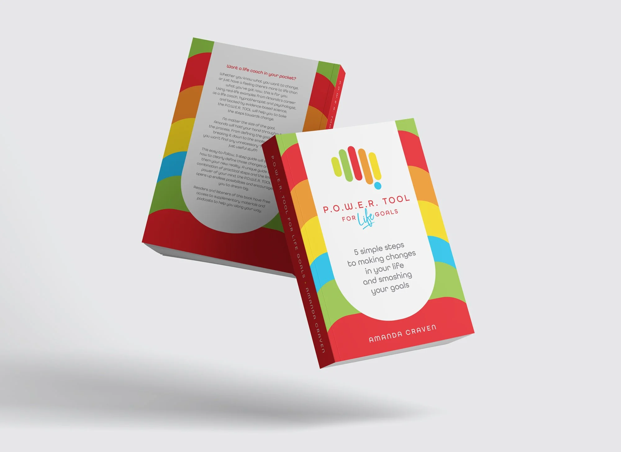 Power Tools for Life Goals by Amanda Craven Book Cover Design by Fitzpatrick Design