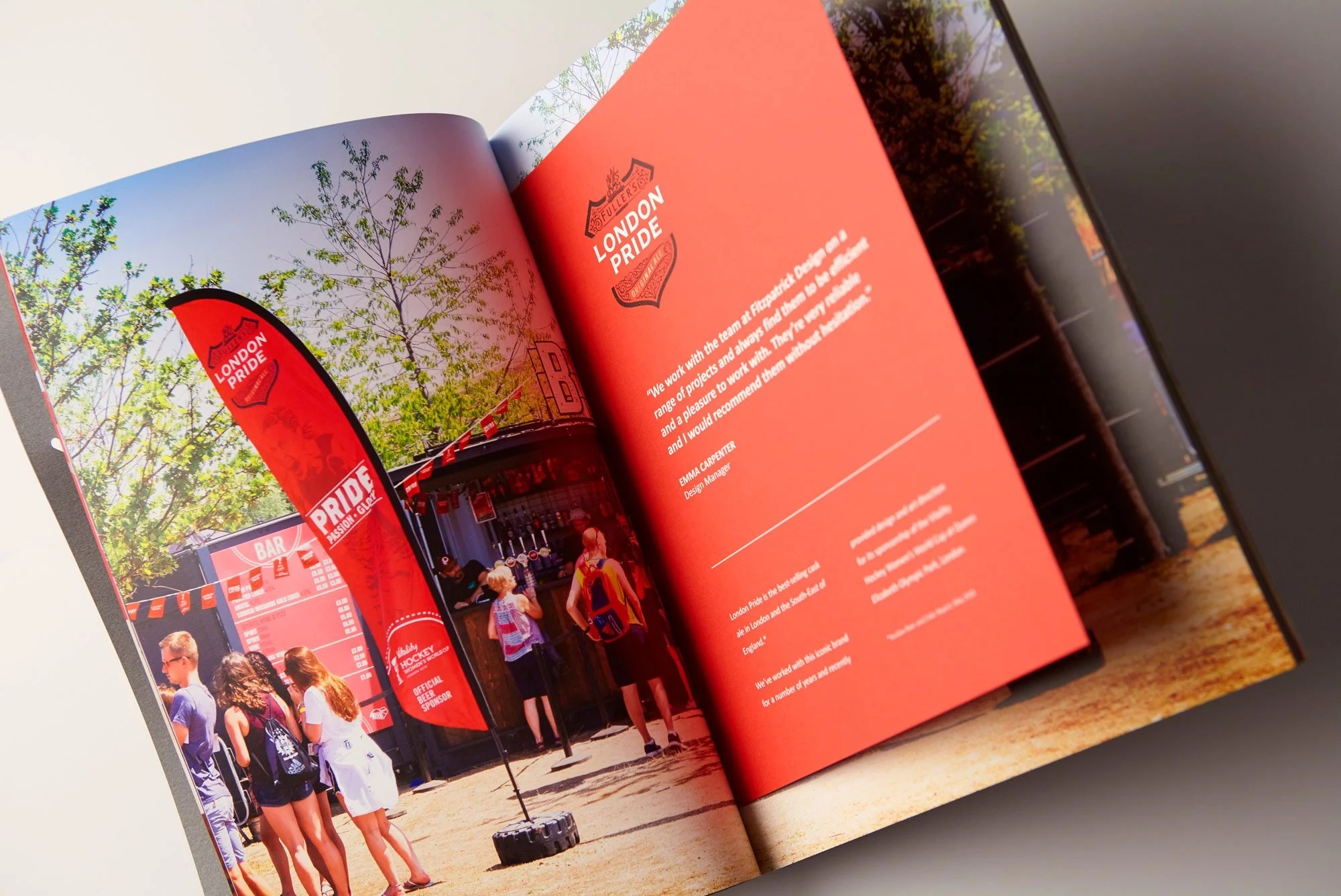 Fitzpatrick Design Luxury Print Portfolio Featuring Work for London Pride