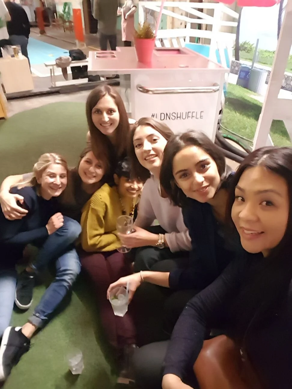 Inglis Netball Club players at the Netball World Cup 2019