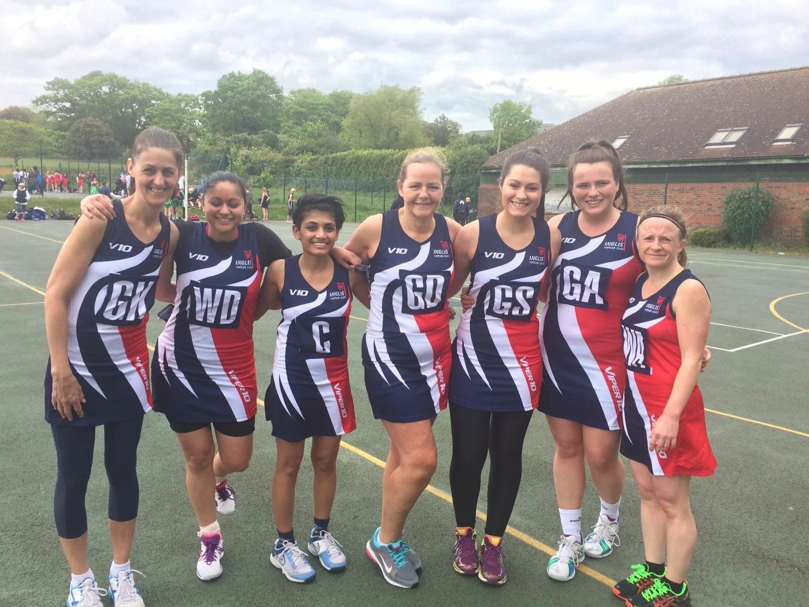 Inglis Netball Club B Team in the 2017/18 Season at the North London League