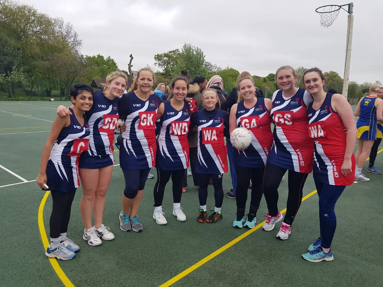 Inglis Netball Club B team circa 2018 