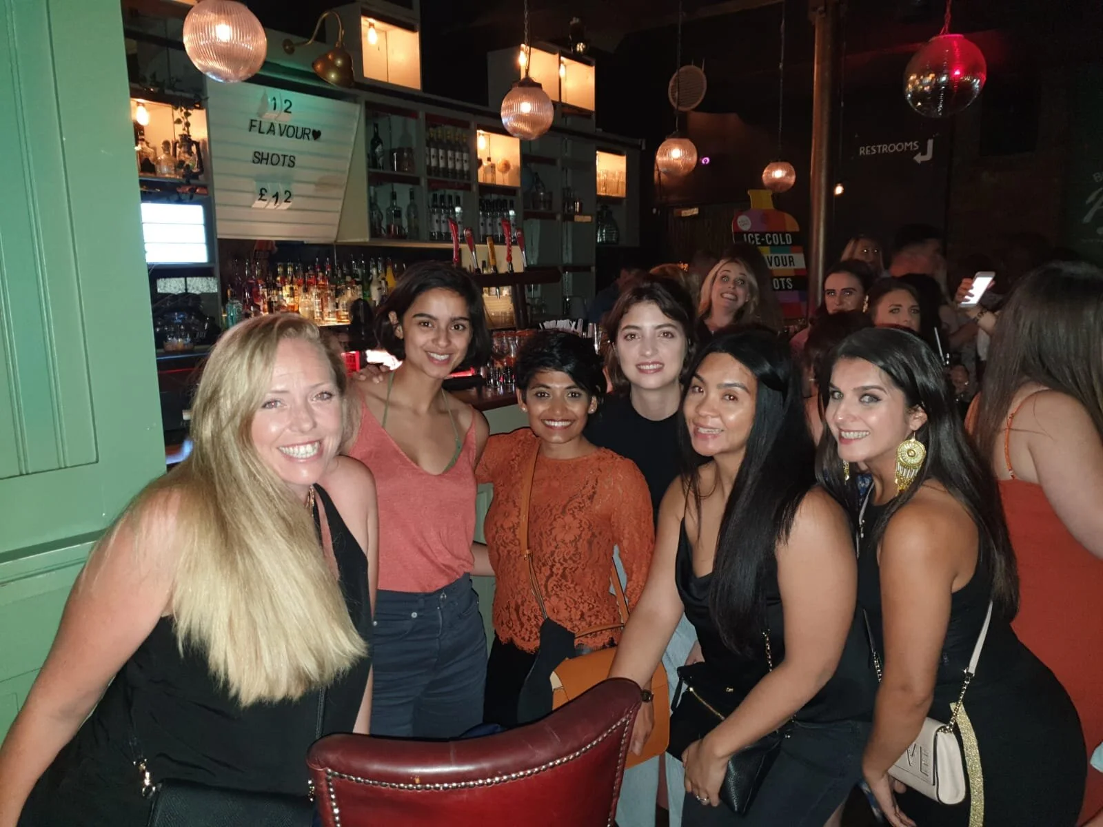 Inglis Netball Club players at a Christmas social 