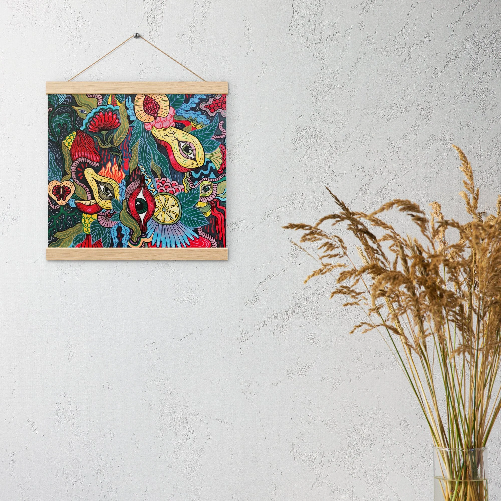 Paradise Lost poster with hangers