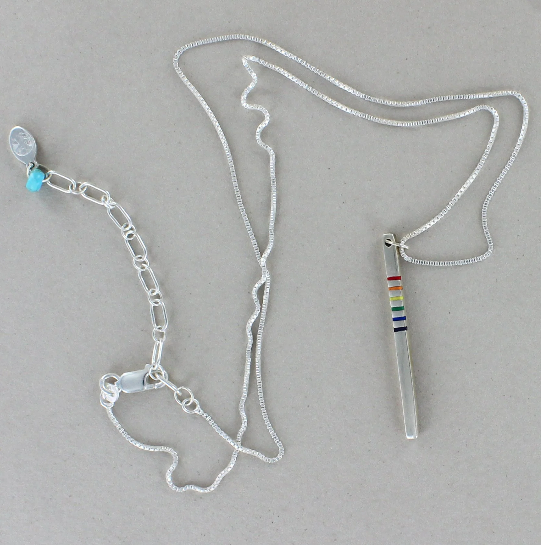 Spirit Rainbow Drop Necklace