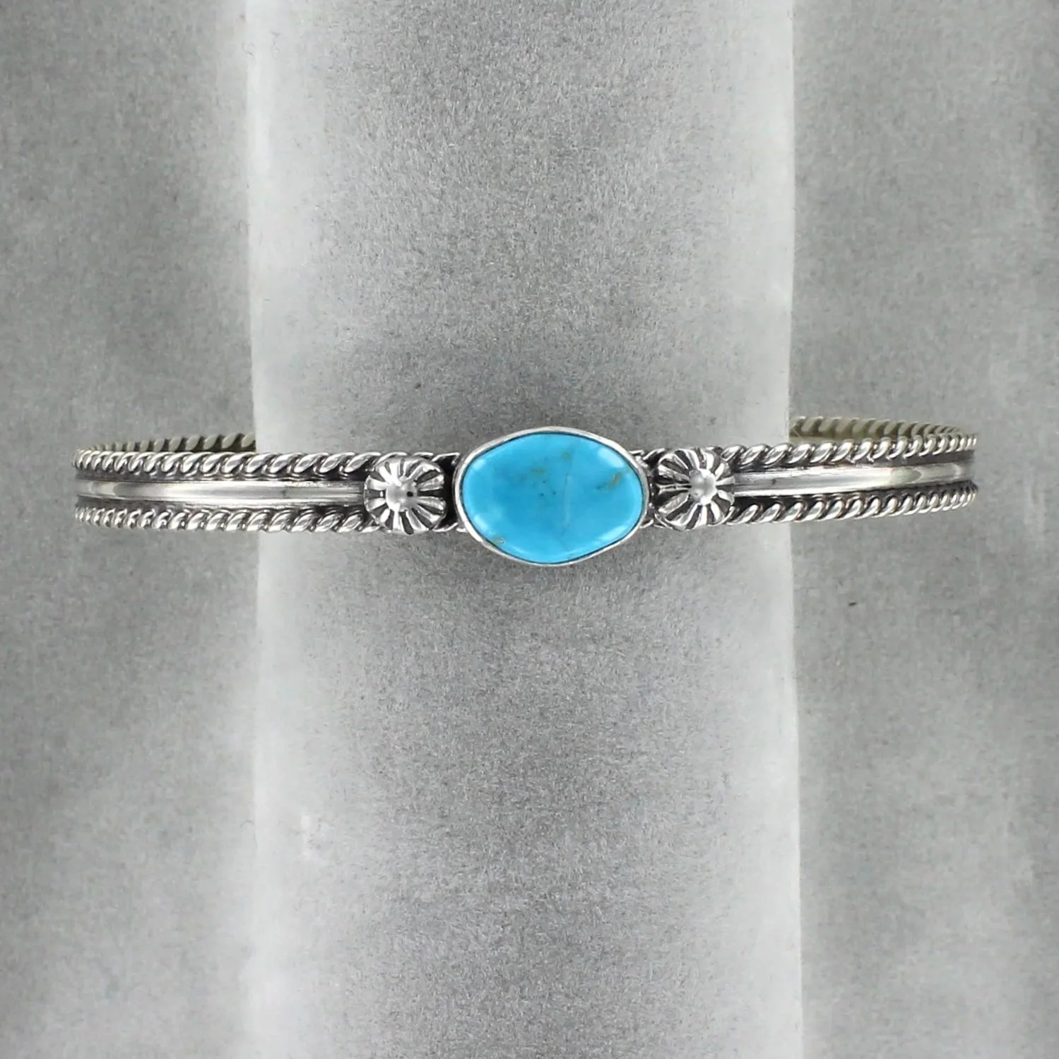 Kingman Turquoise Bracelet by Ben Jimenez