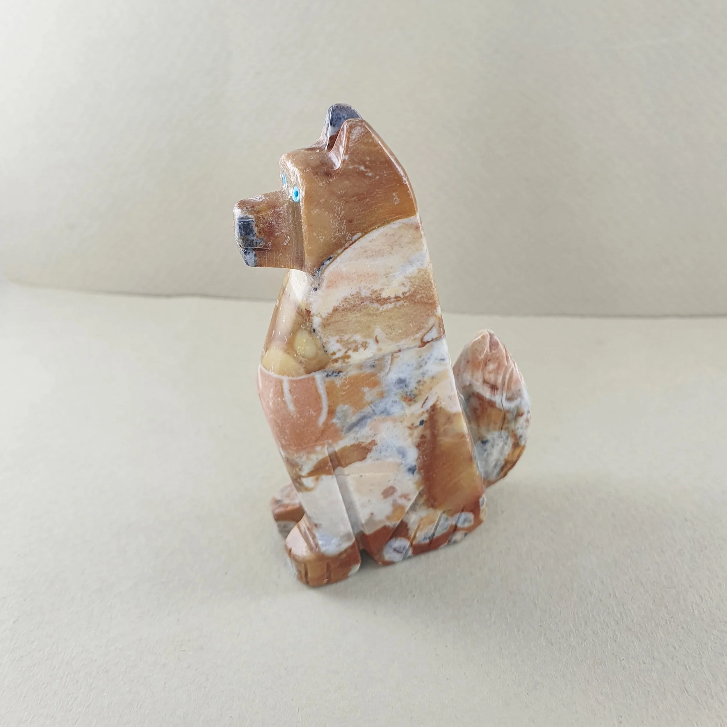 Sammy Smith Standing Wolf Fetish Carving