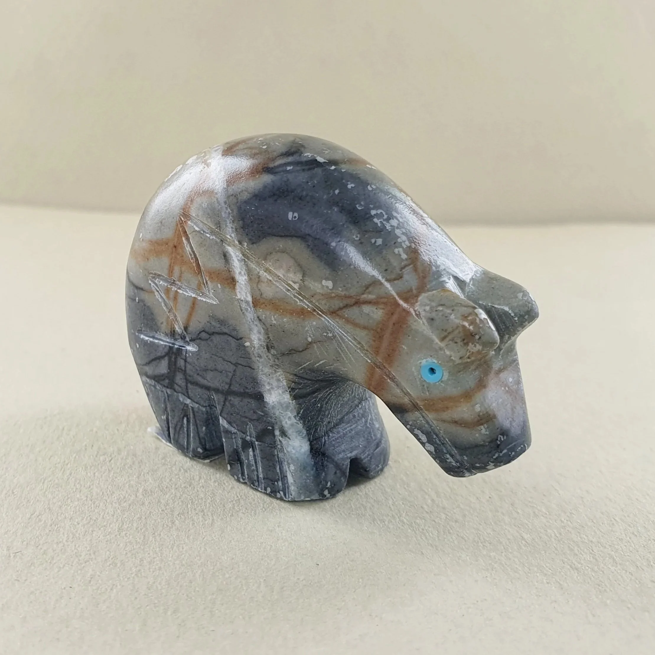 Bear Fetish Carving by Sammy Smith