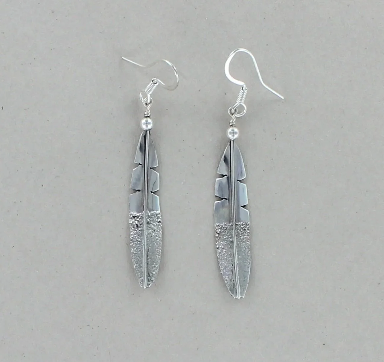 Marvin Arviso - Hand Cut Feather Earrings