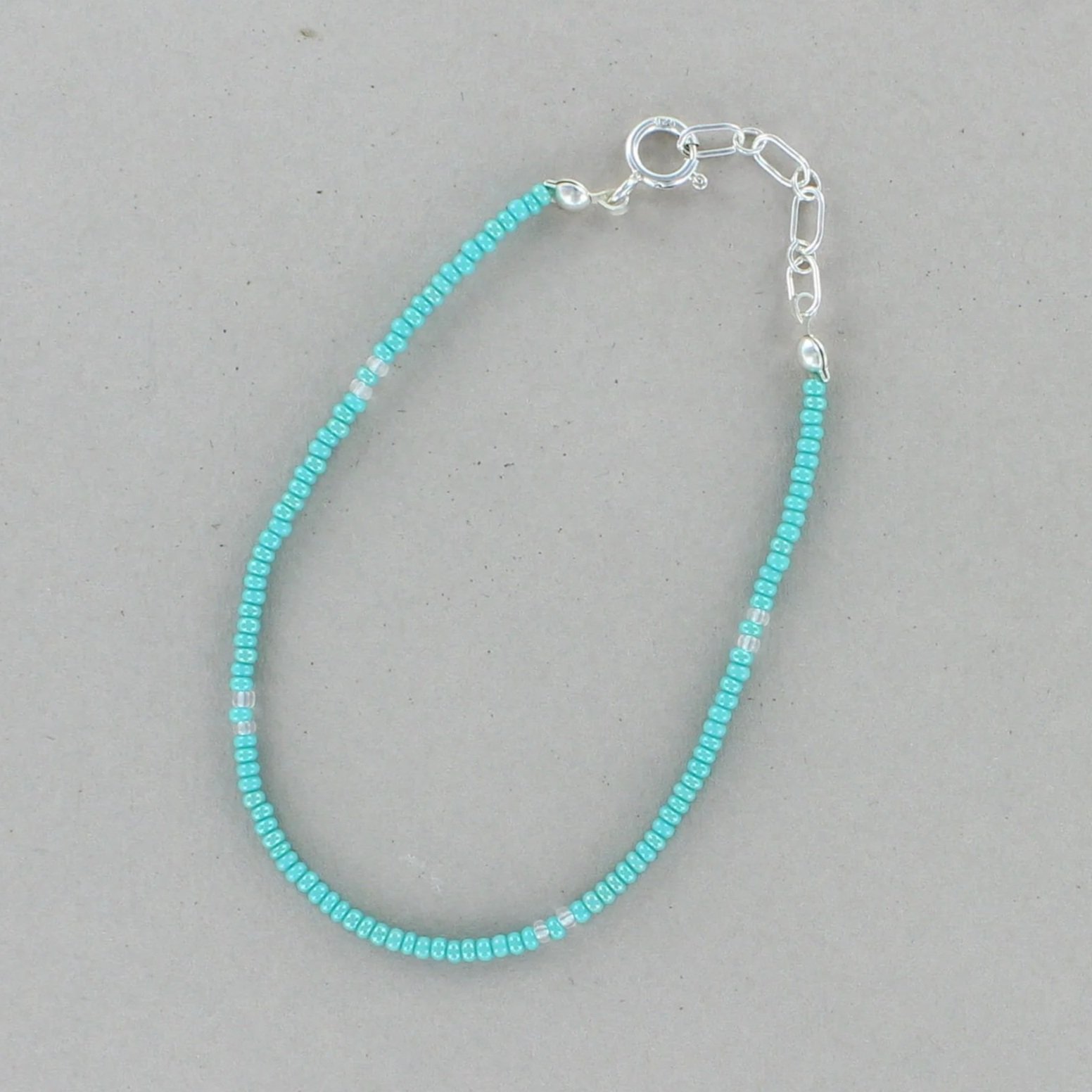 Turquoise Seedbead Bracelet