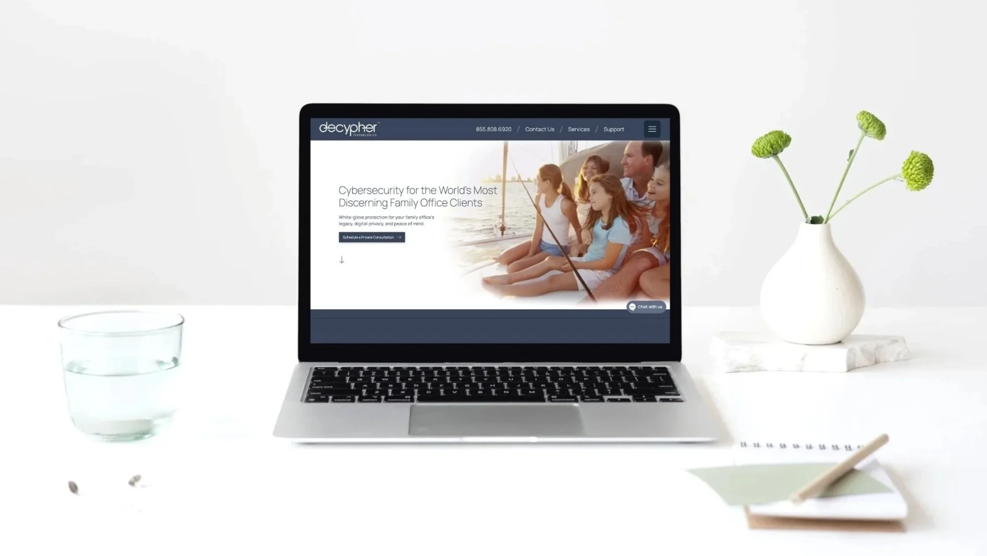 Decypher Technologies – Family Office Landing Page