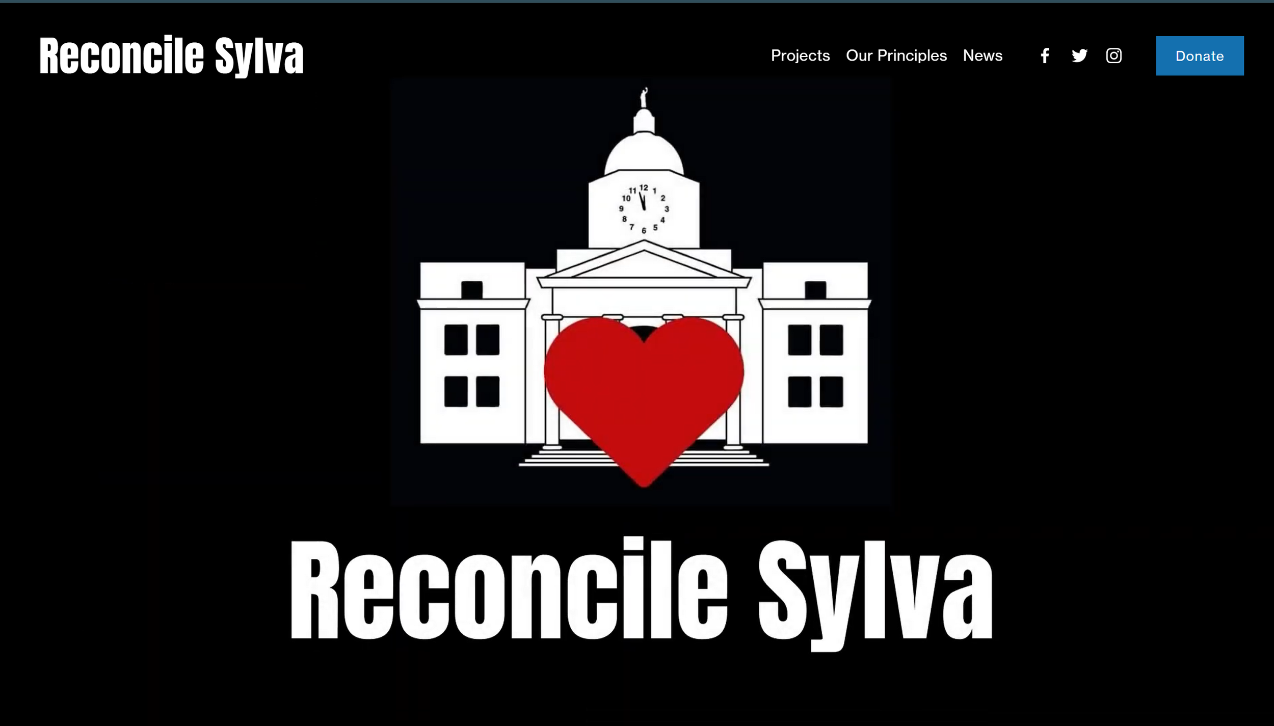 Reconcile Sylva Homepage