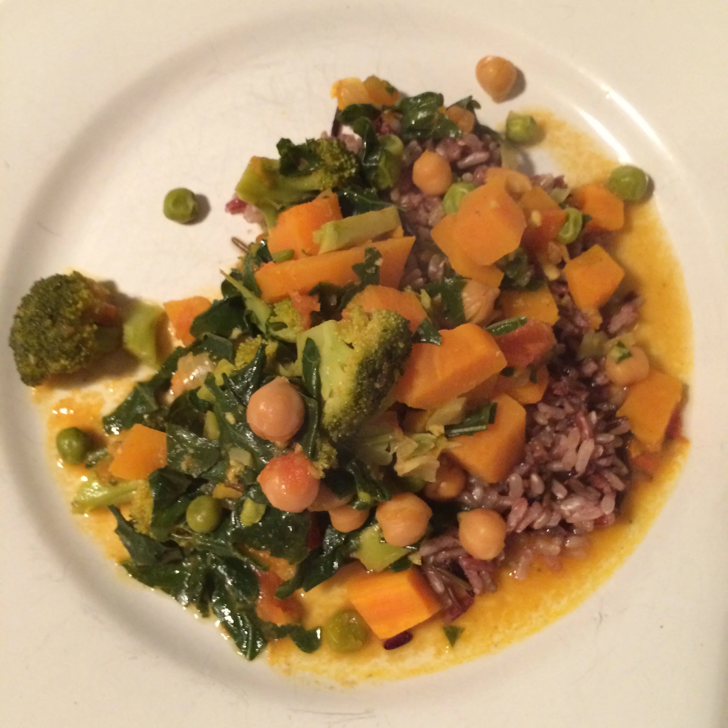 Chickpea with Root Veggie Tagine