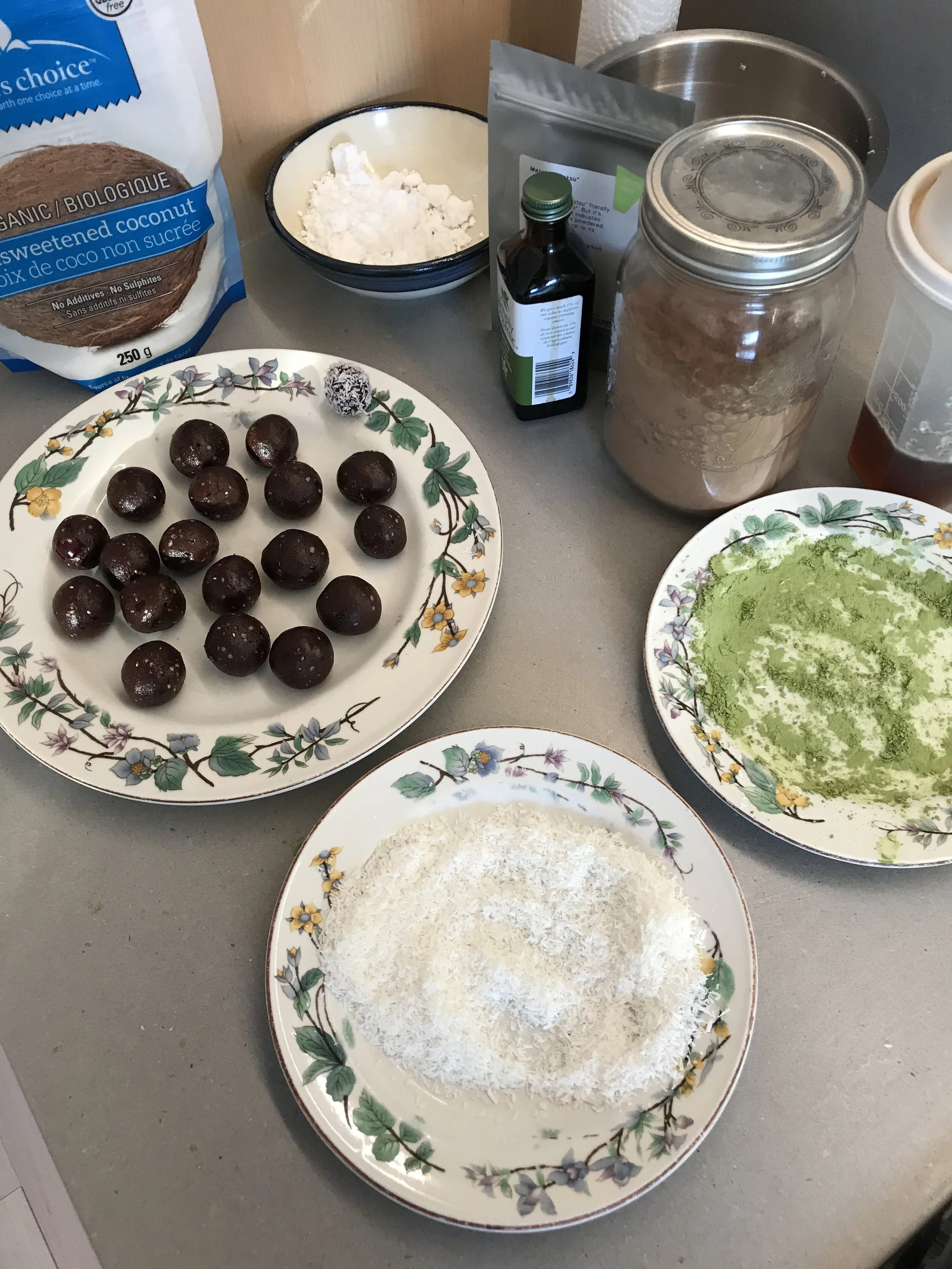 Mint Chocolate Energy Balls