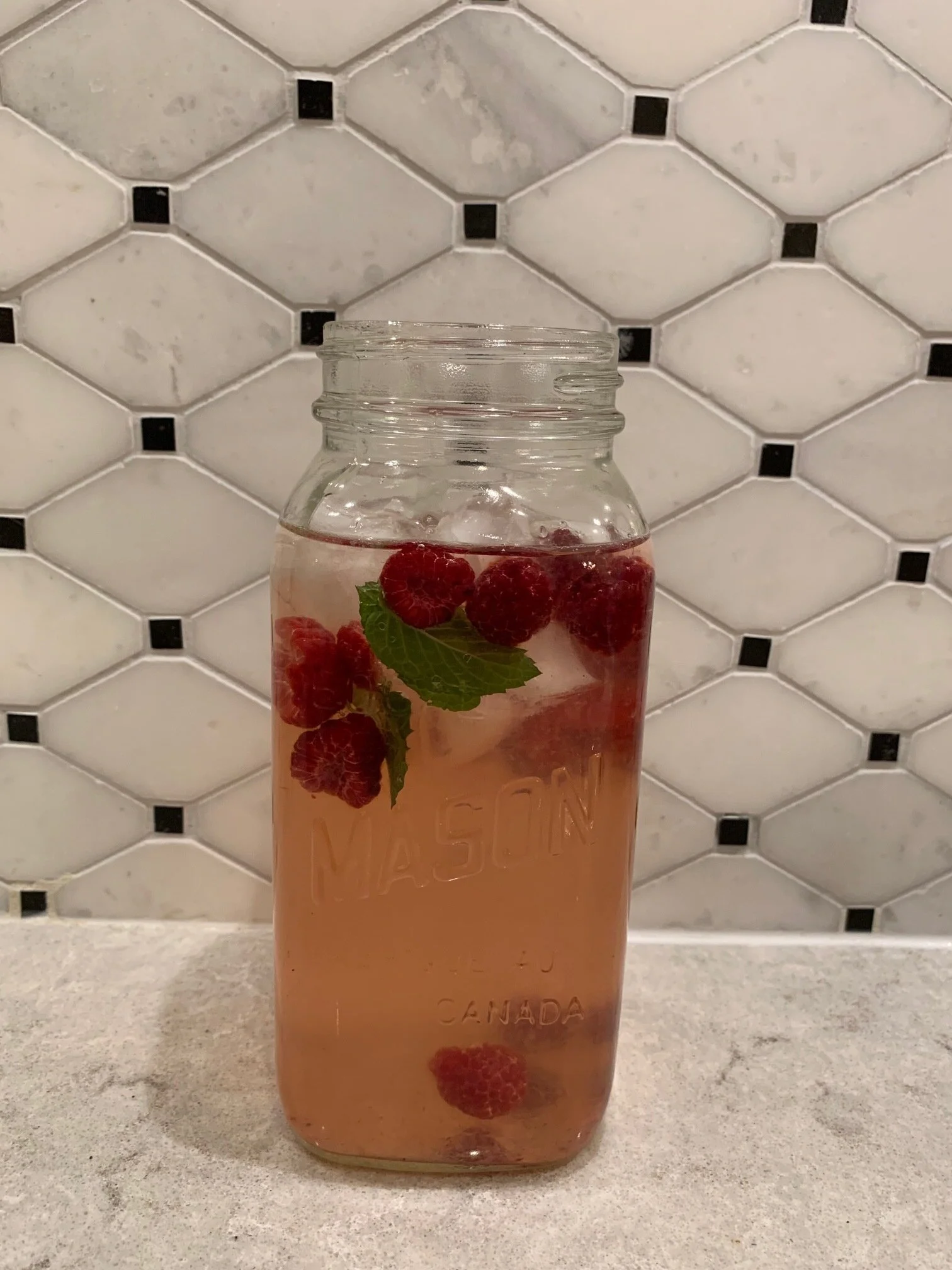 Raspberry, Lime &amp; Mint Natural 'Gatorade'